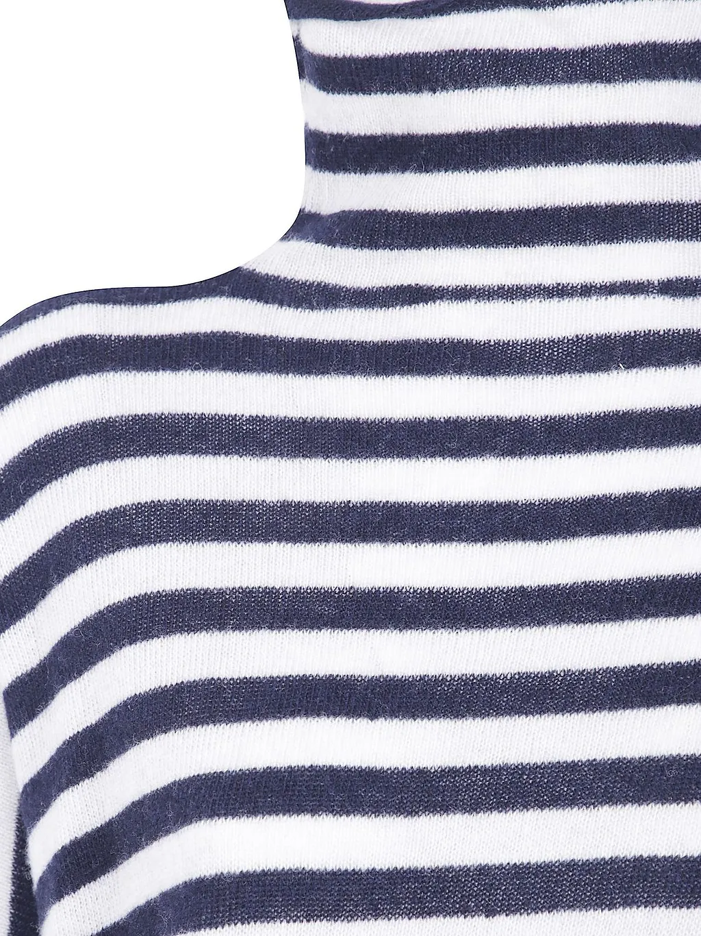 Base Striped Turtleneck Knitted Sweater