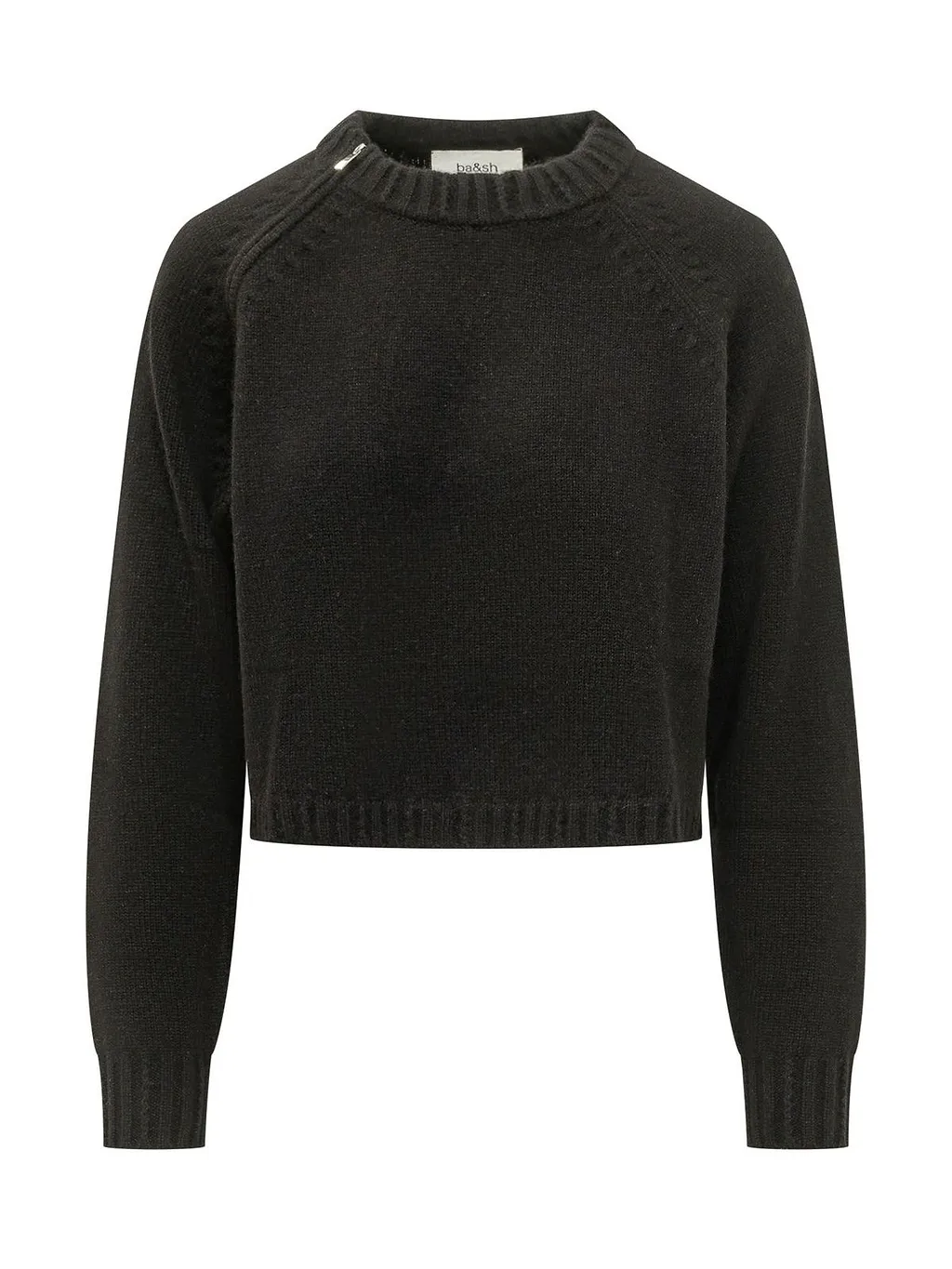 Ba&Sh Corvy Cropped Knitted Sweater