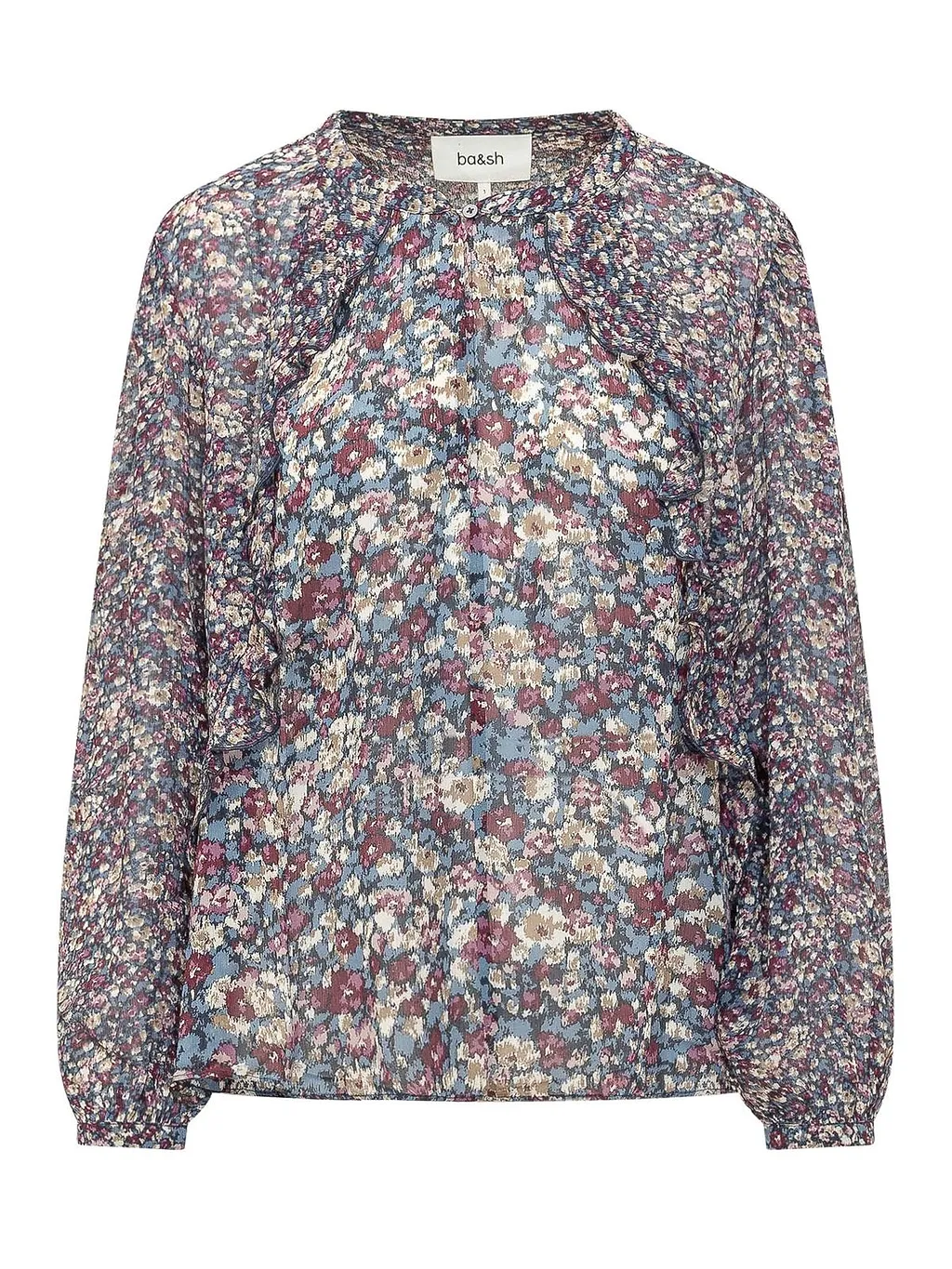 Ba&Sh Kross Floral Print Top