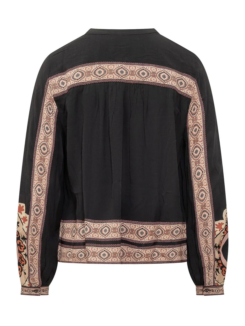 Ba&Sh Valda Embroidered Button-Up Top