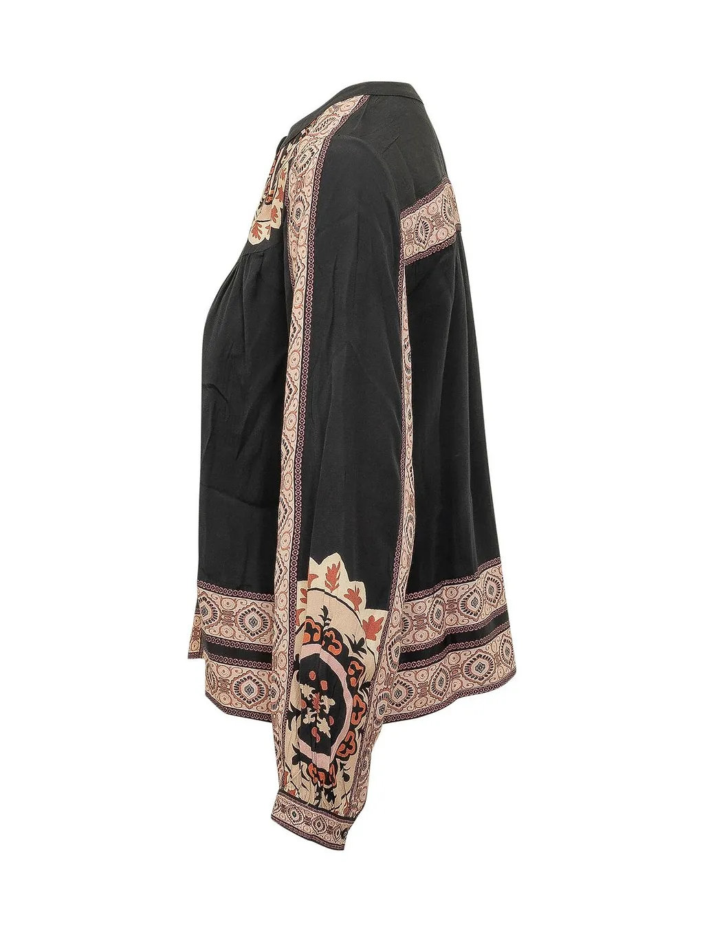 Ba&Sh Valda Embroidered Button-Up Top