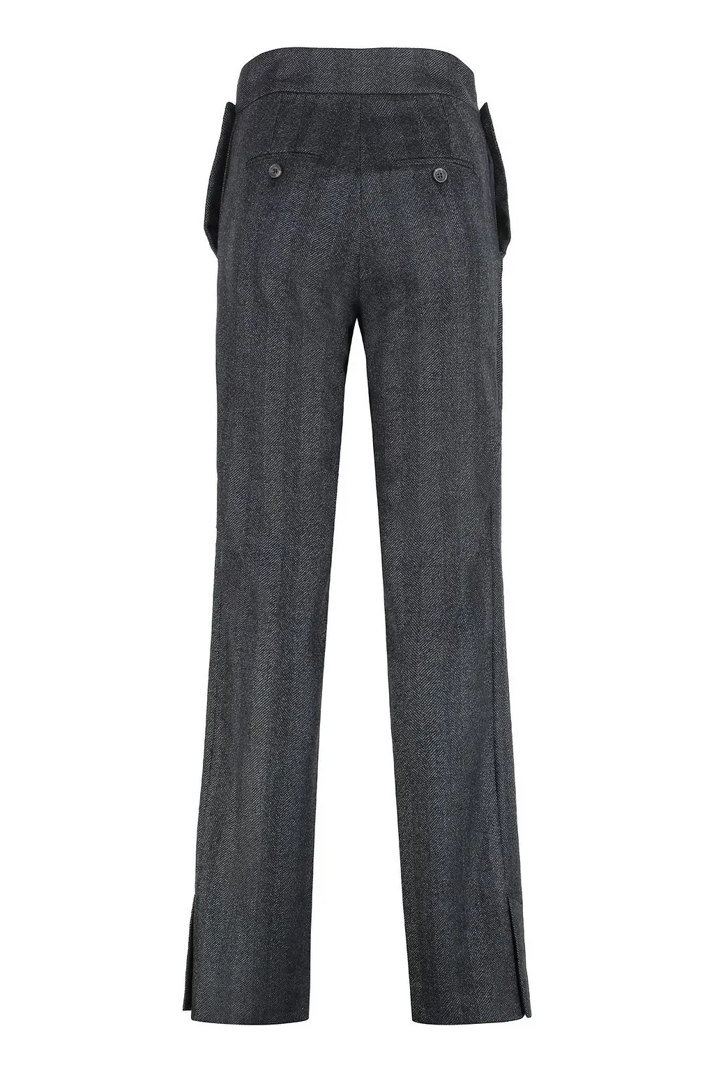 Batakovic High-Waist Pinstripe Pants