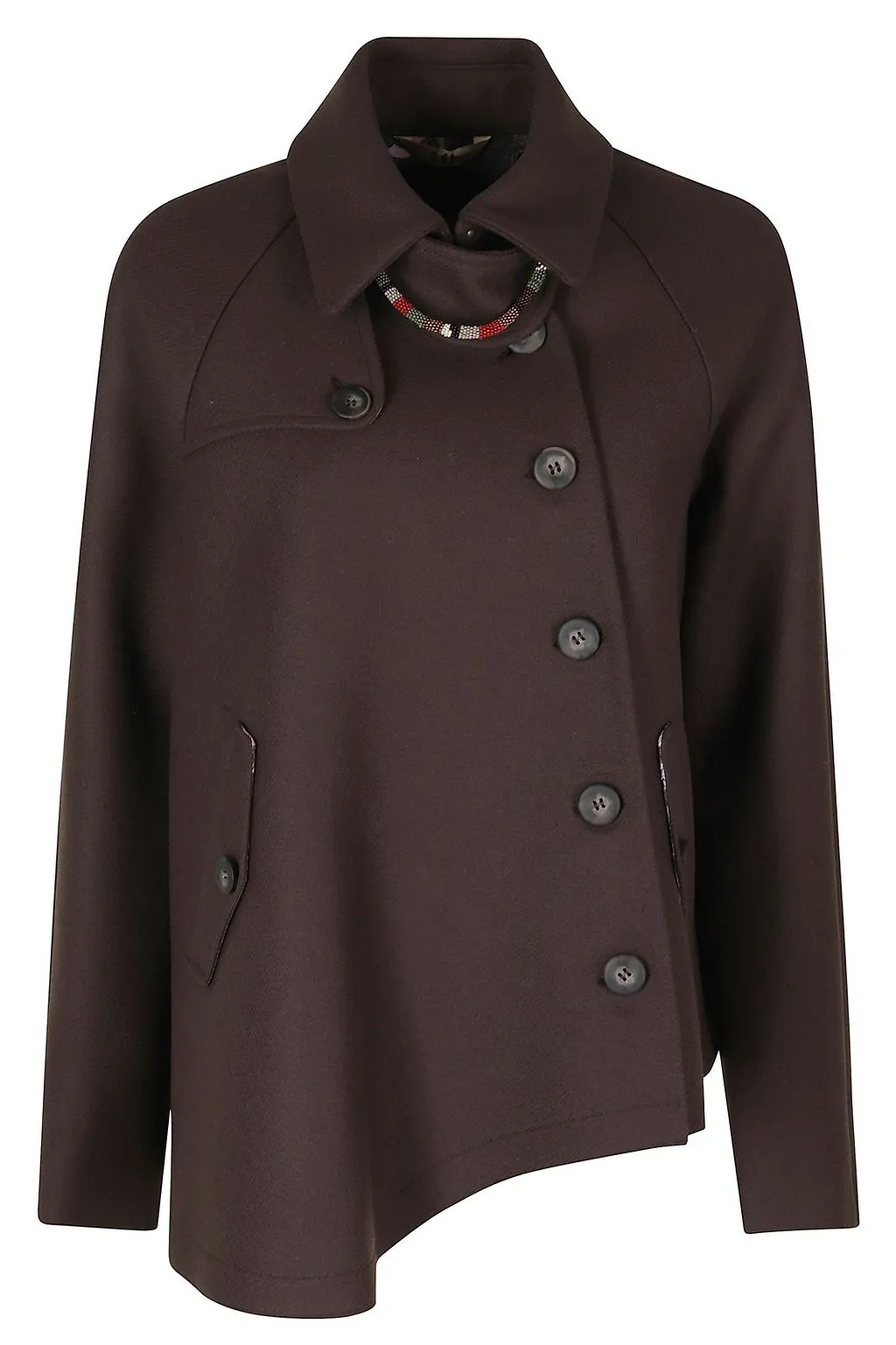 Bazar Deluxe Asymmetric Buttoned Coat