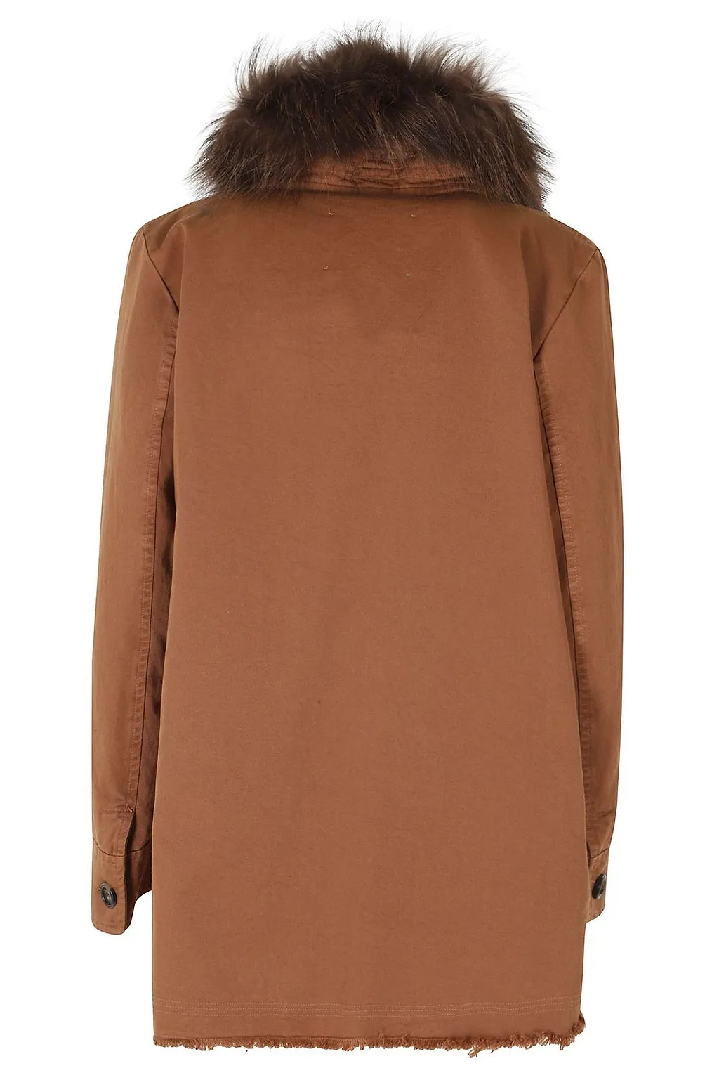 Bazar Deluxe Draped Trimmed Coat