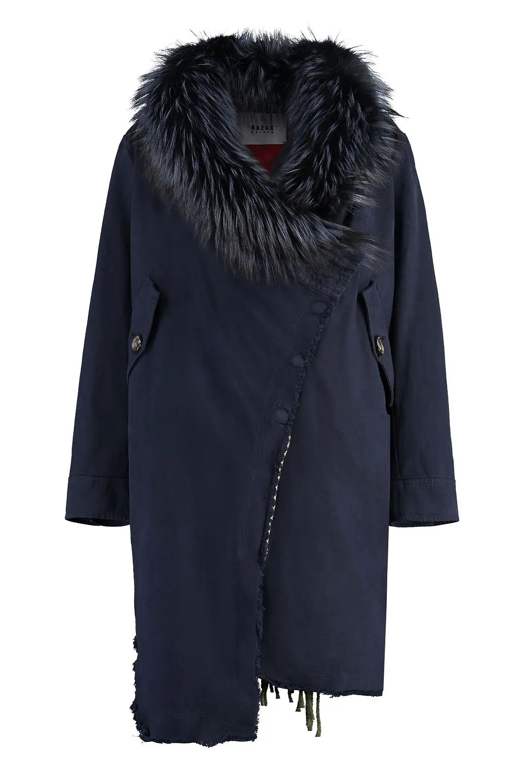 Bazar Deluxe Removable Collar Canvas Coat