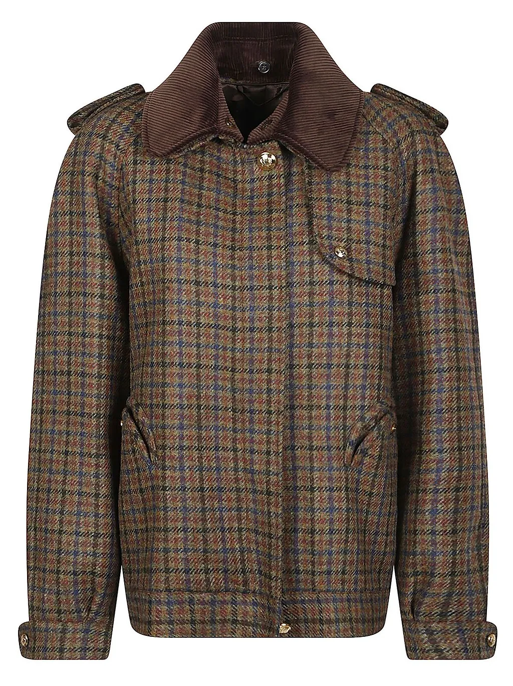 Blazé Milano Amandira Checked Wool Coat