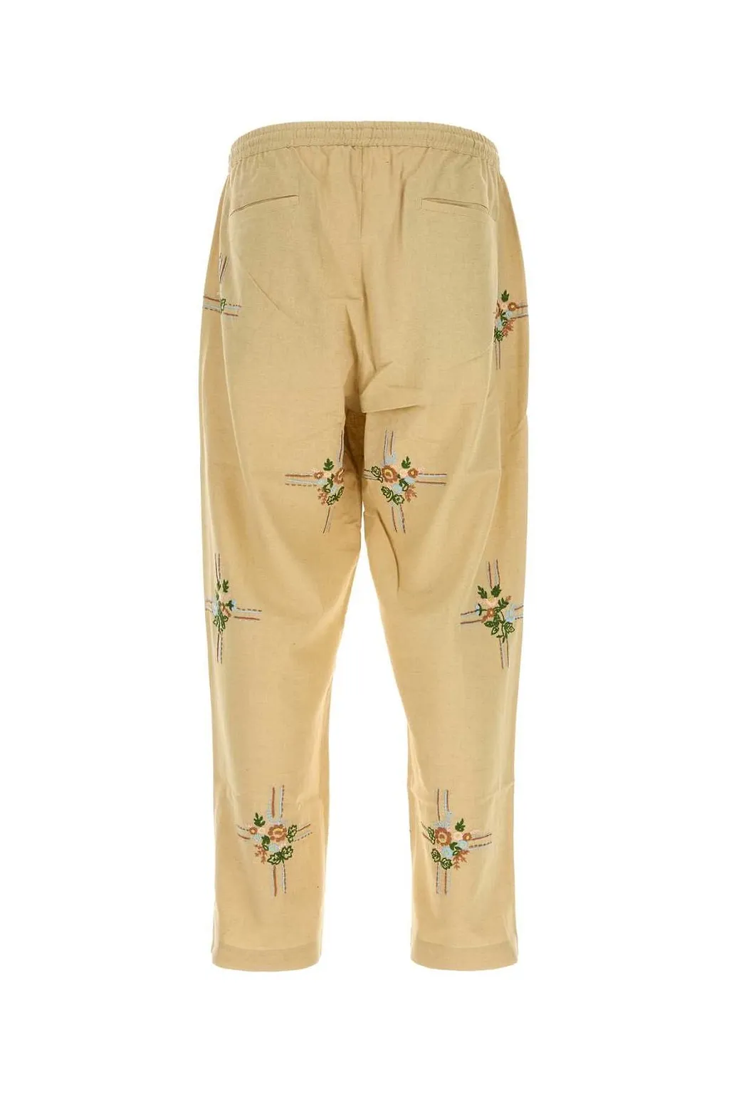 Baziszt Cabin Embroidered Drawstring Pants