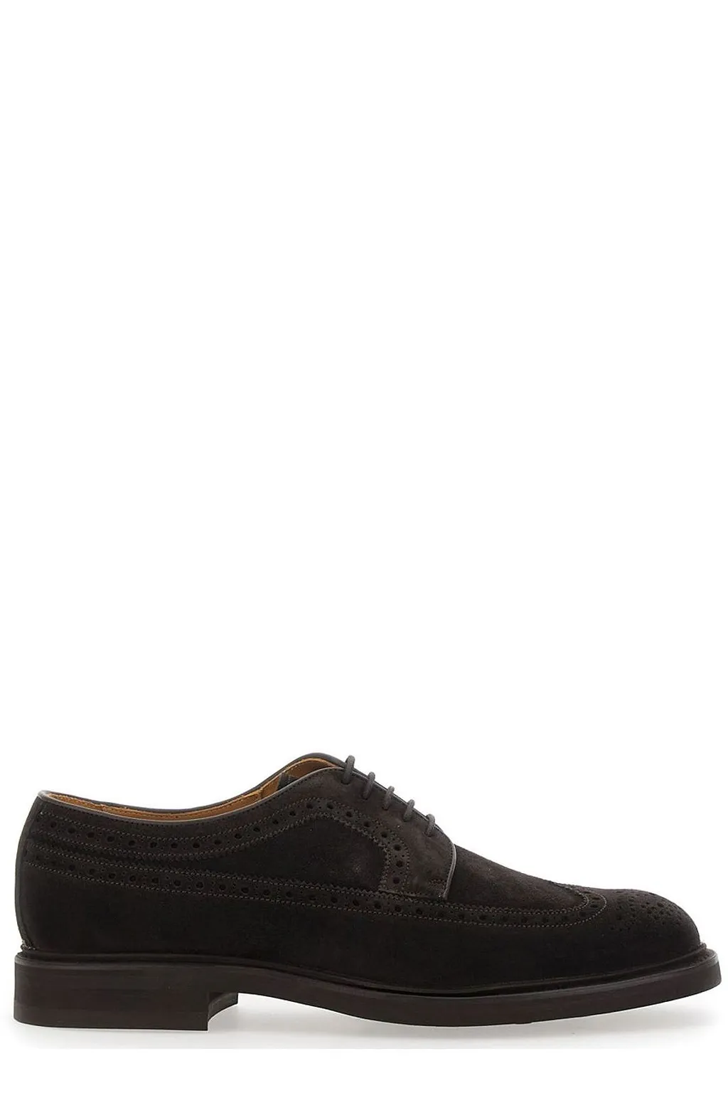 Berwick 1707 Suede Brogue Derby Shoes