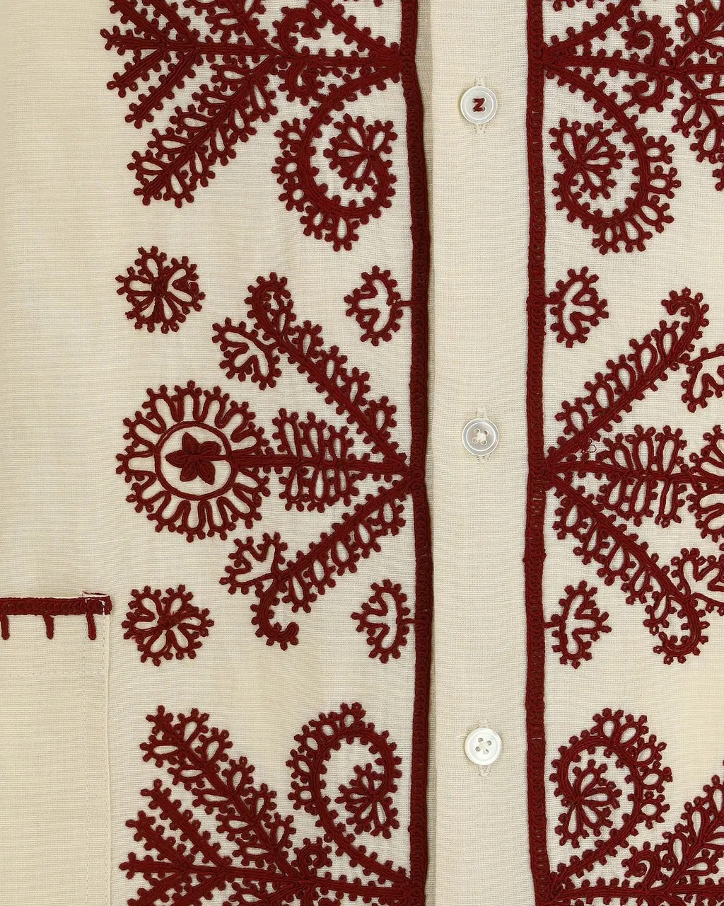 Baziszt Fougere Embroidered Shirt