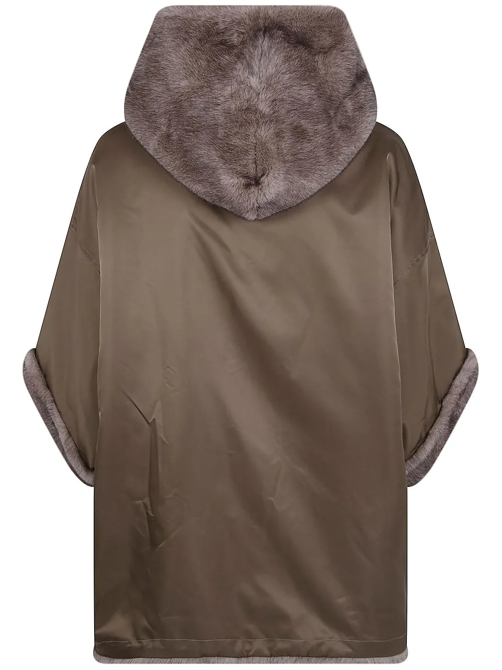 Betta Corradi Dudu Hooded Zip Cape