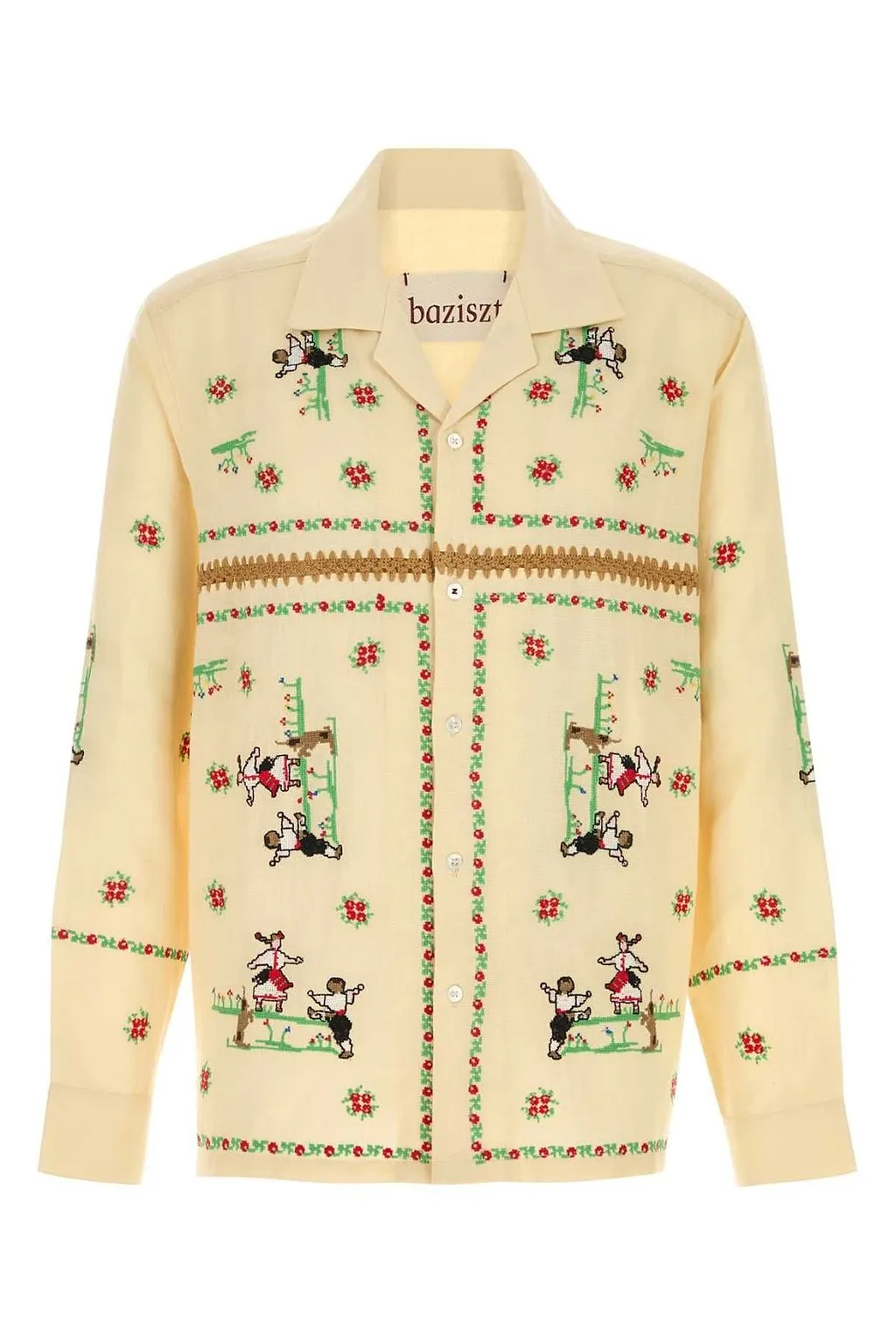 Baziszt Joy Of Living Embroidered Shirt