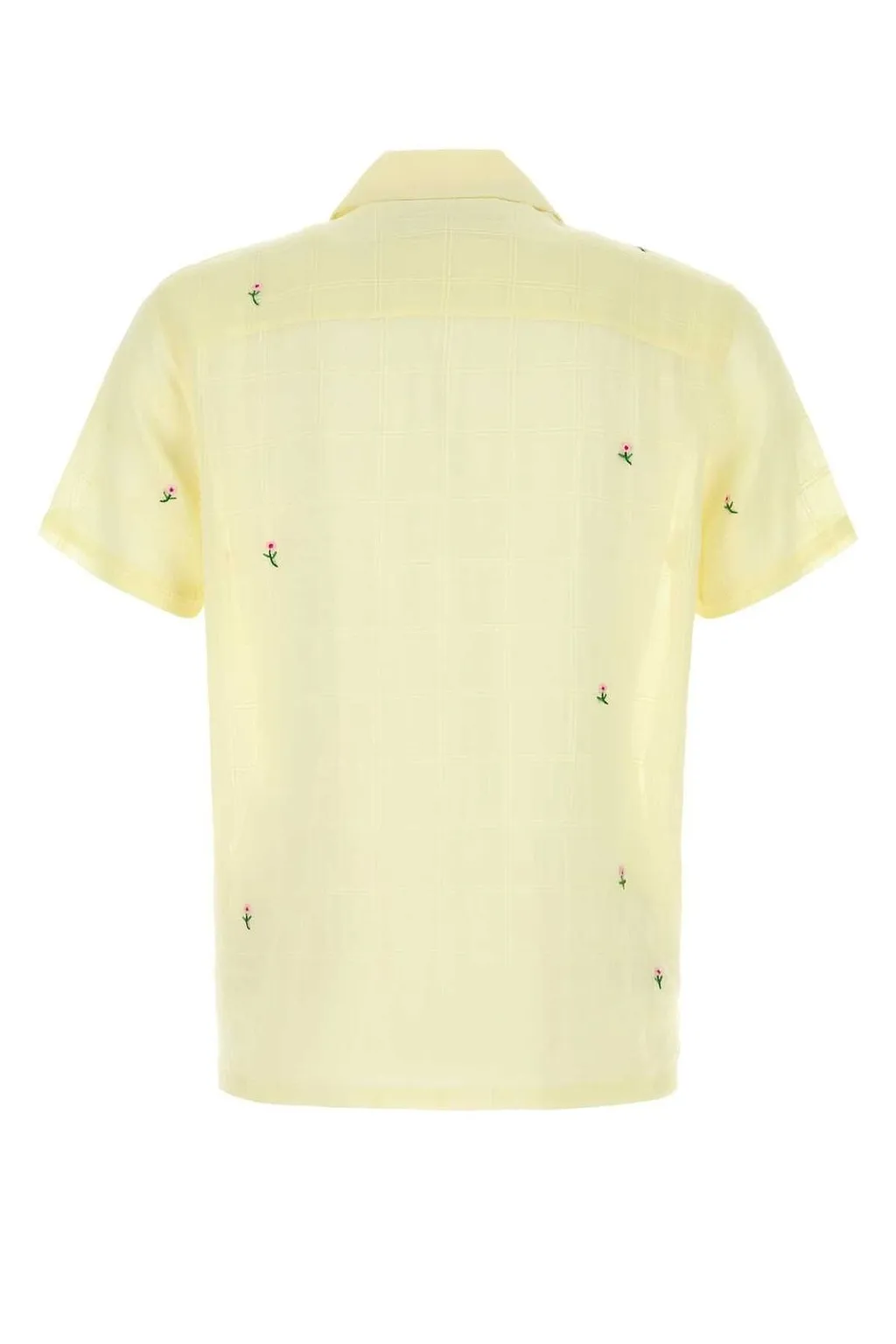 Baziszt Lovelyshirt Embroidered Short-Sleeve Shirt