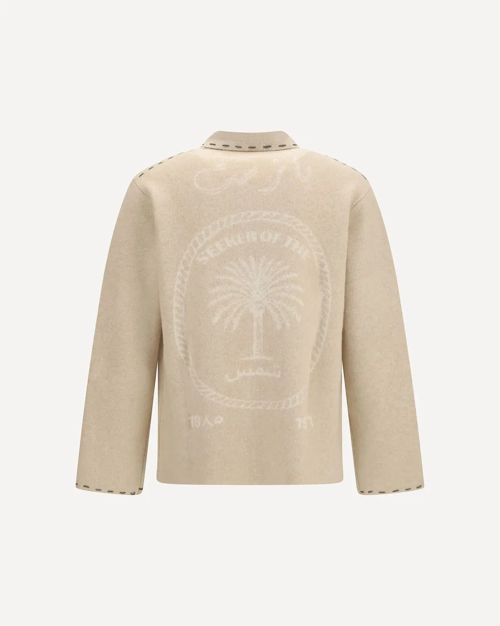 Baziszt Seeker Patterned Patch-Pocket Cardigan