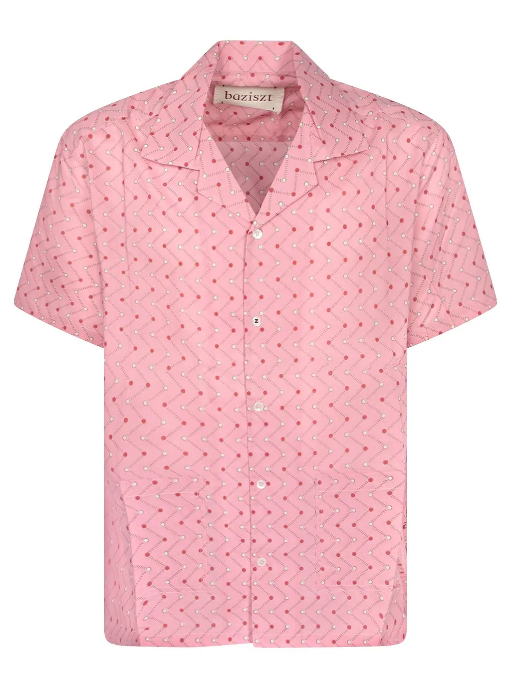 Baziszt Short-Sleeve Geometric Print Shirt