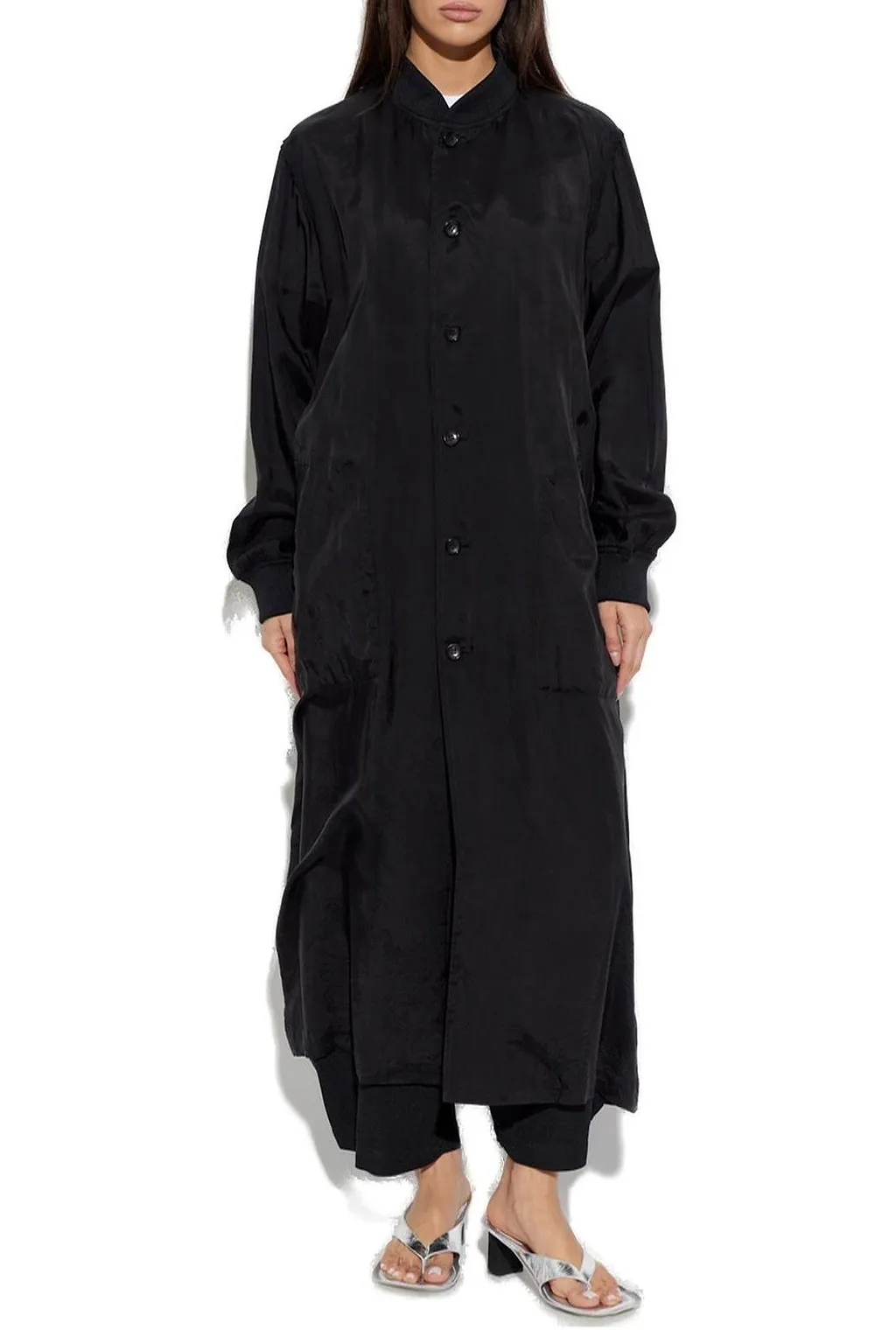 Black Comme Des GarÇOns Long Coat