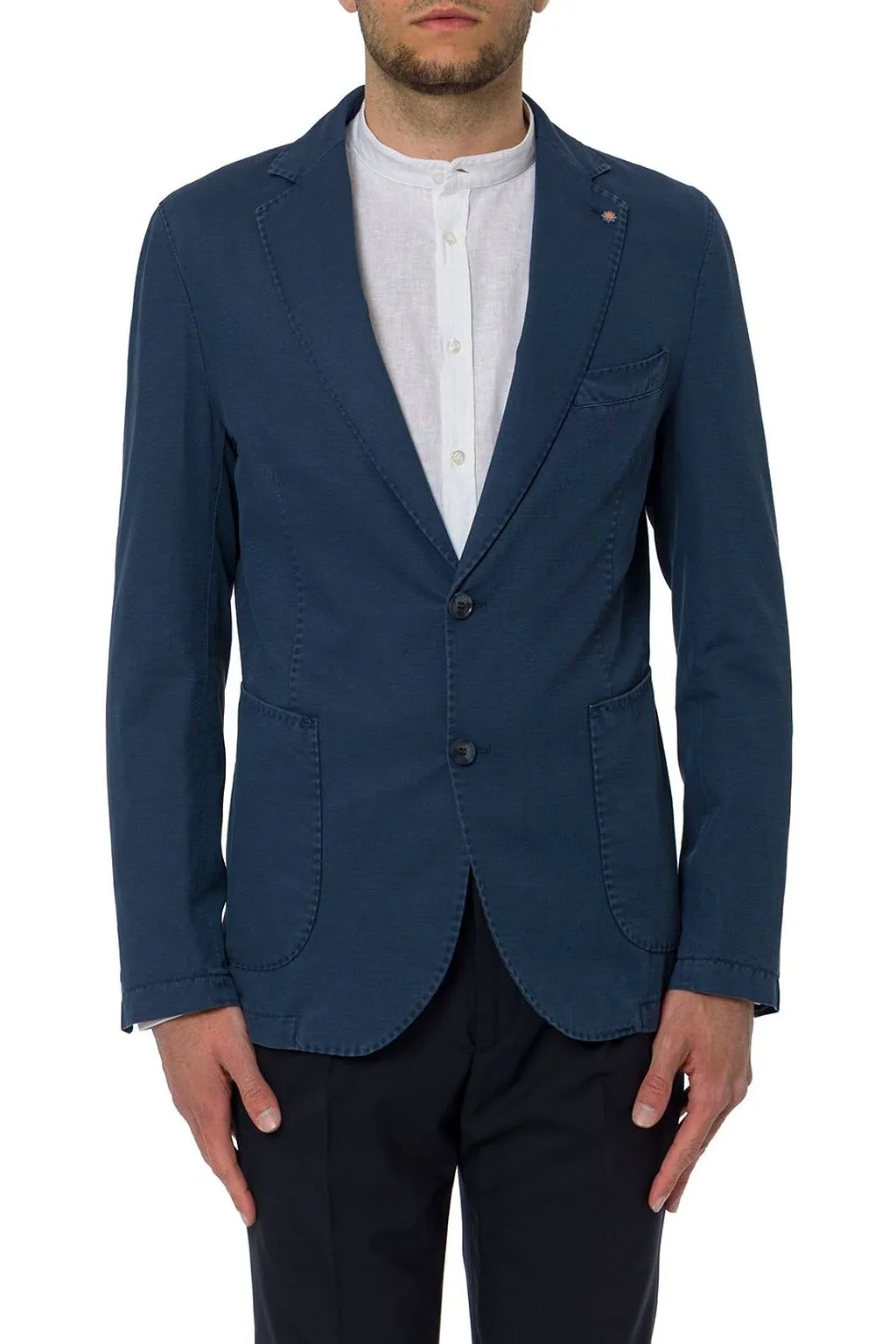 Bharnaba Huron Single-Breasted Tailored Blazer
