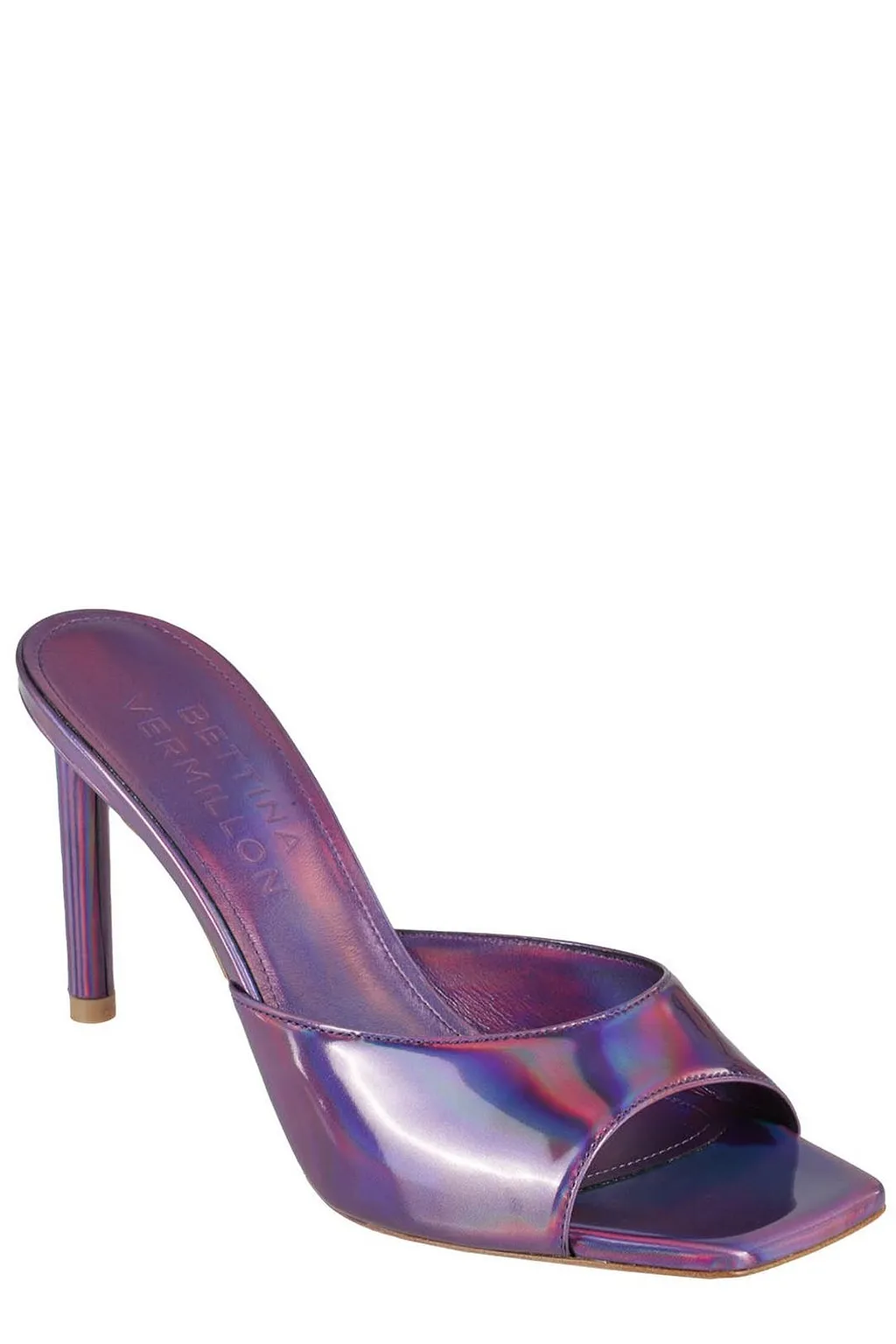 Bettina Vermillon Slide Sandals