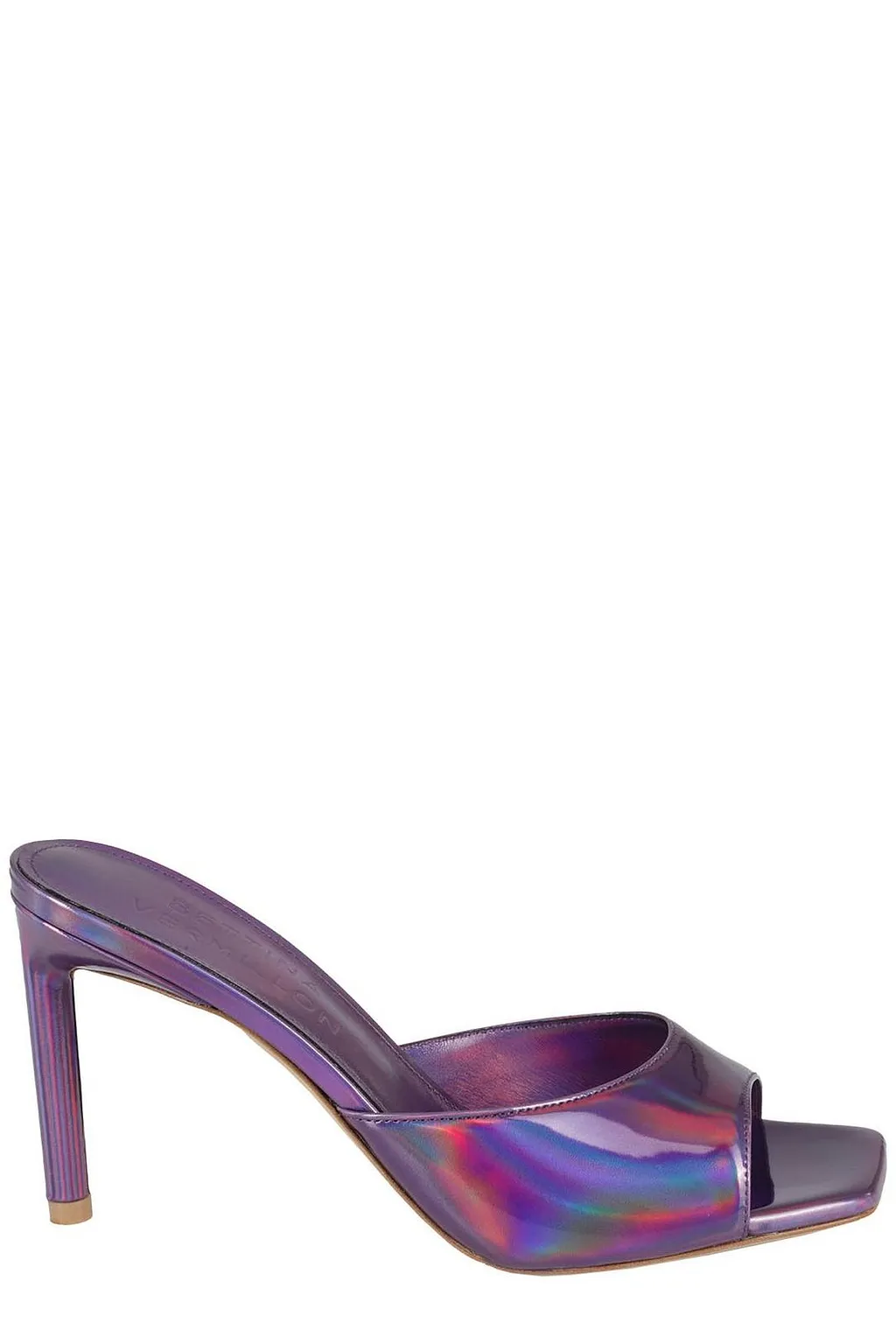 Bettina Vermillon Slide Sandals