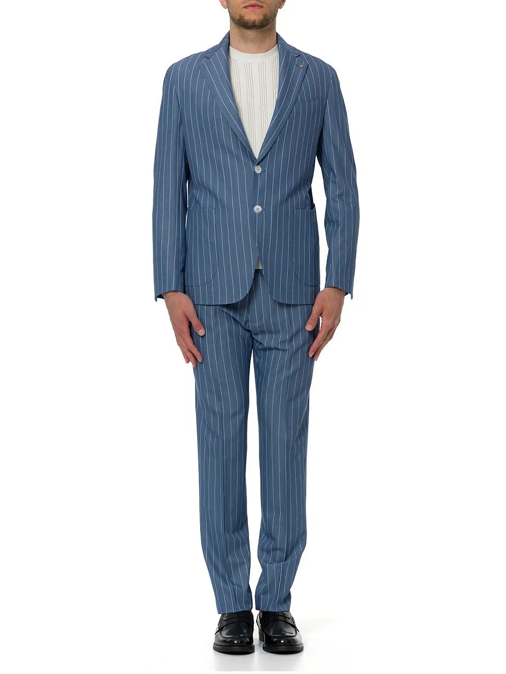 Bharnaba Livenza Two-Piece Striped Suit