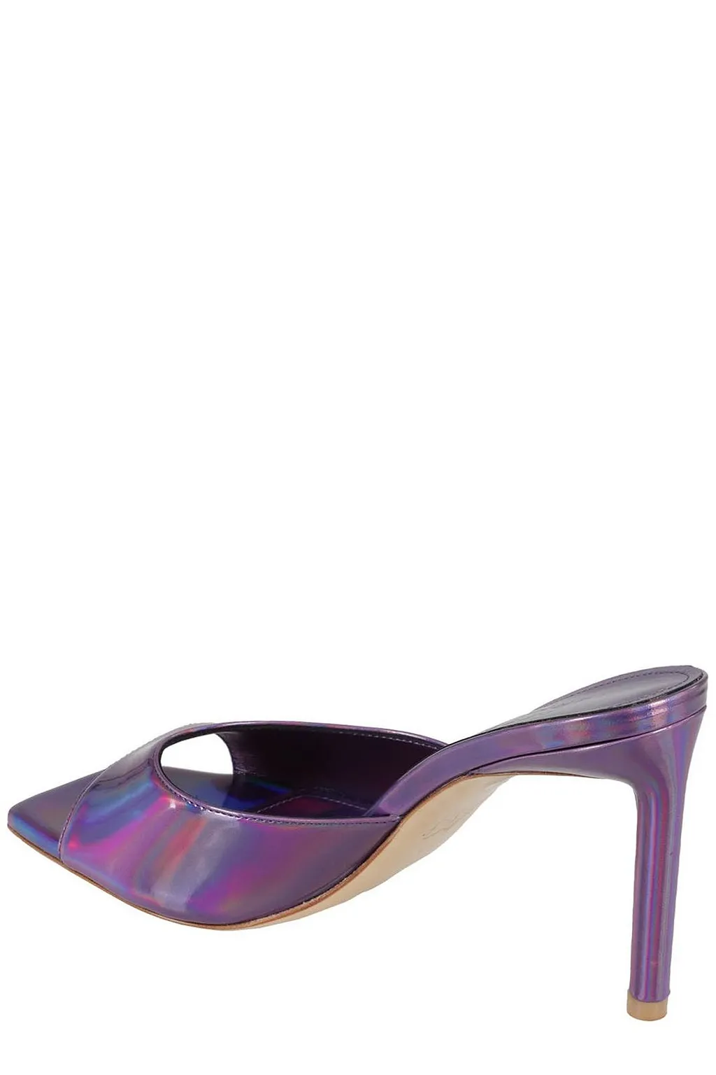 Bettina Vermillon Slide Sandals