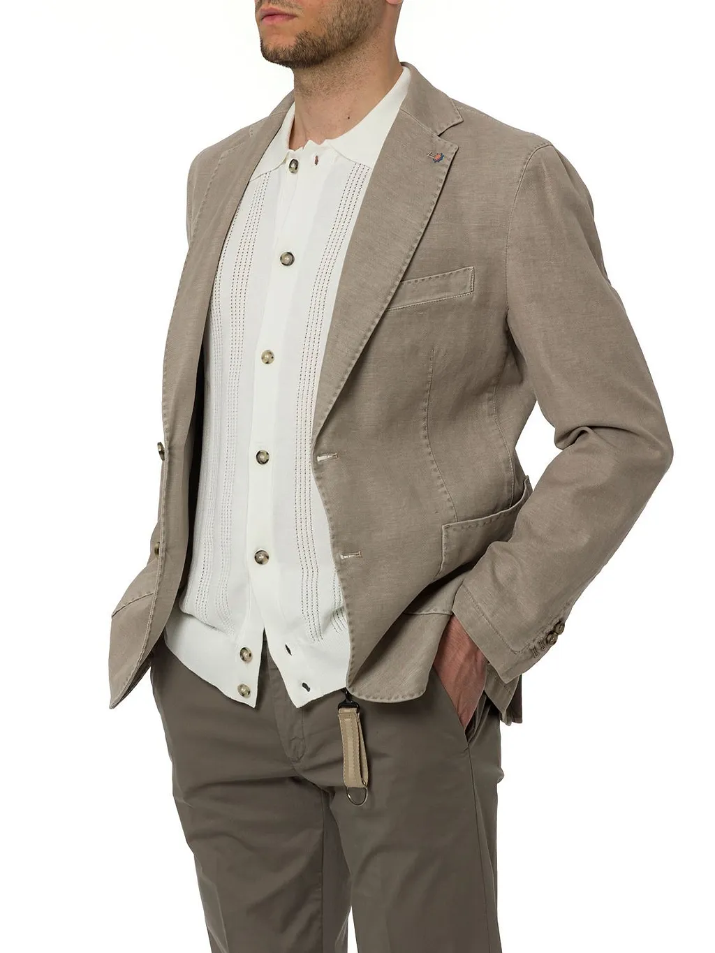 Bharnaba Endine Single-Breasted Casual Jacket