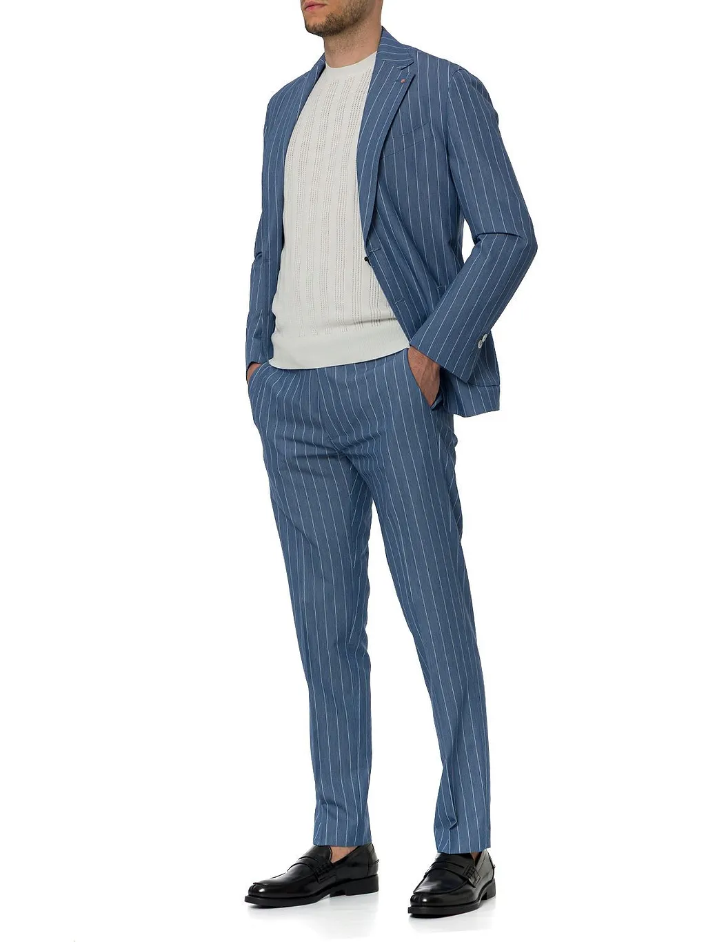 Bharnaba Livenza Two-Piece Striped Suit
