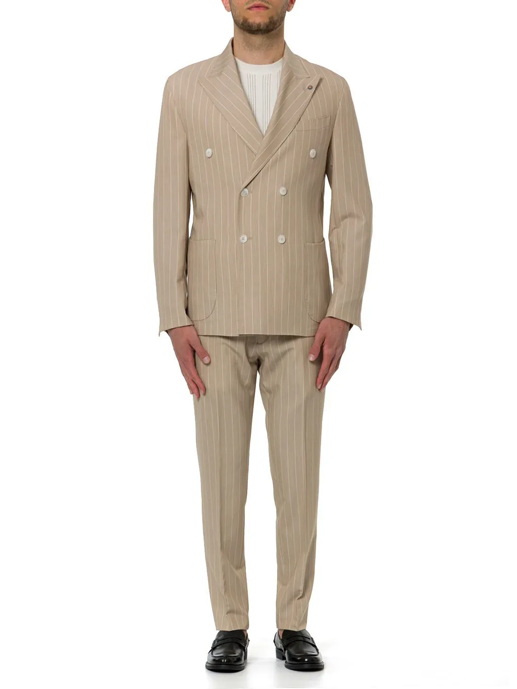 Bharnaba Livenza Two-Piece Striped Suit
