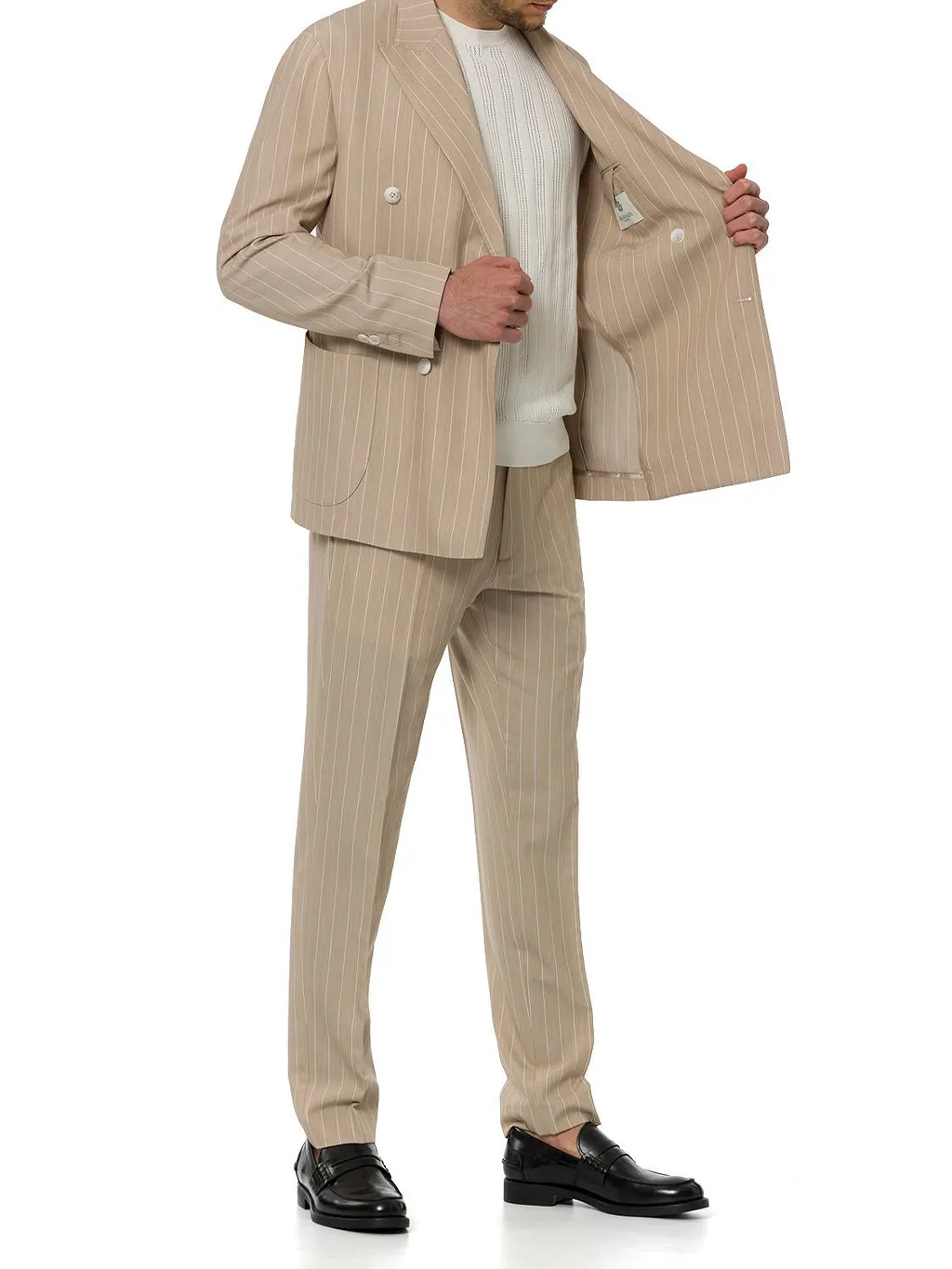 Bharnaba Livenza Two-Piece Striped Suit