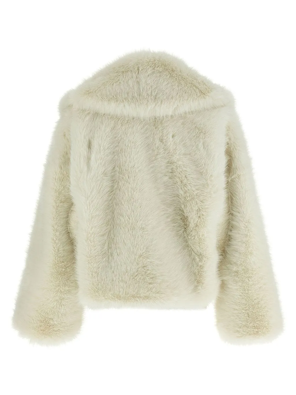B&B Couture Carrie Cropped Shawl-Collar Coat