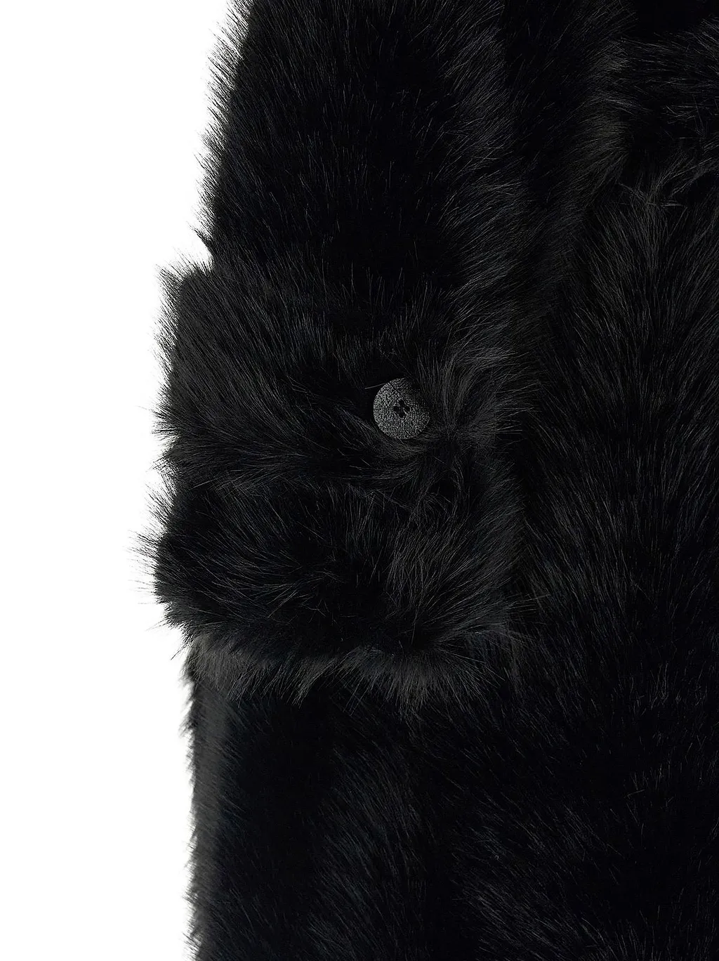 B&B Couture Jackie Belted Faux Fur Coat