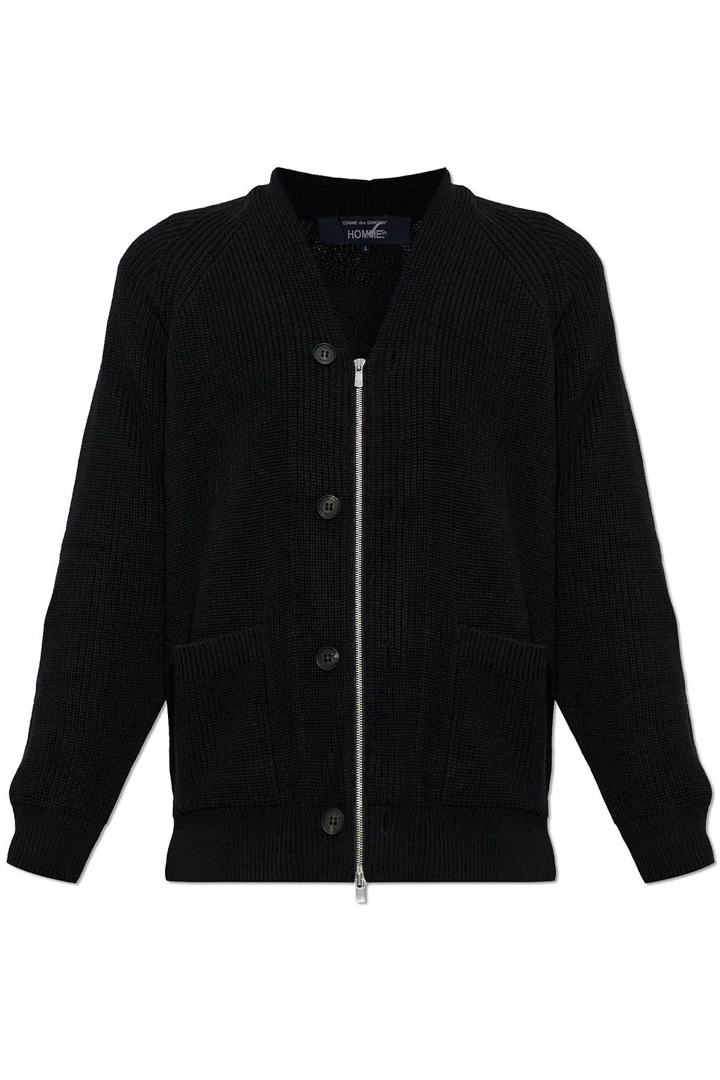 Black Comme Des GarÇOns Zipped Blazer