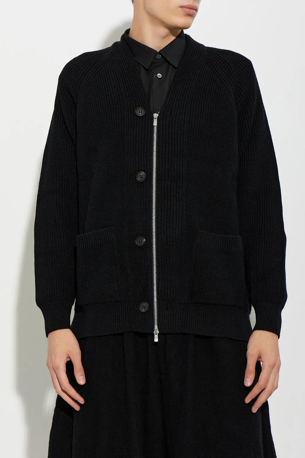 Black Comme Des GarÇOns Zipped Blazer