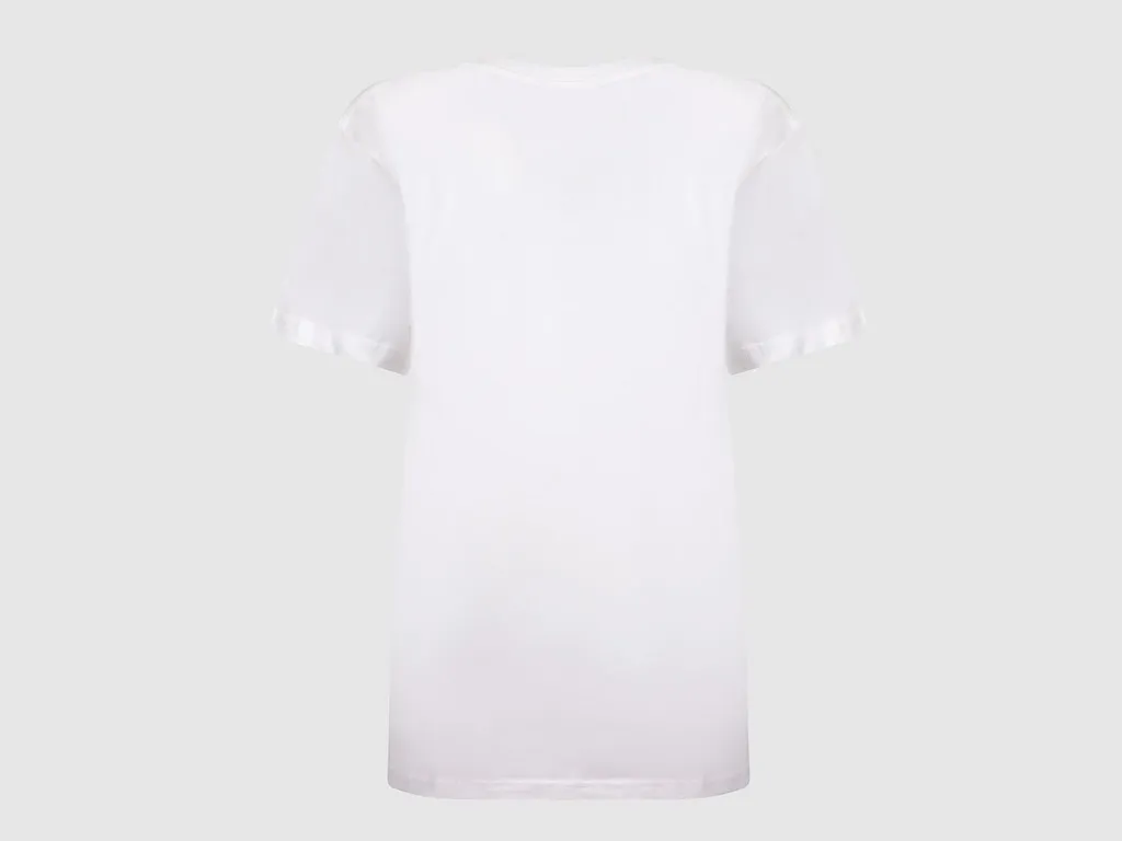 Black Score Saint Crush Print T-Shirt
