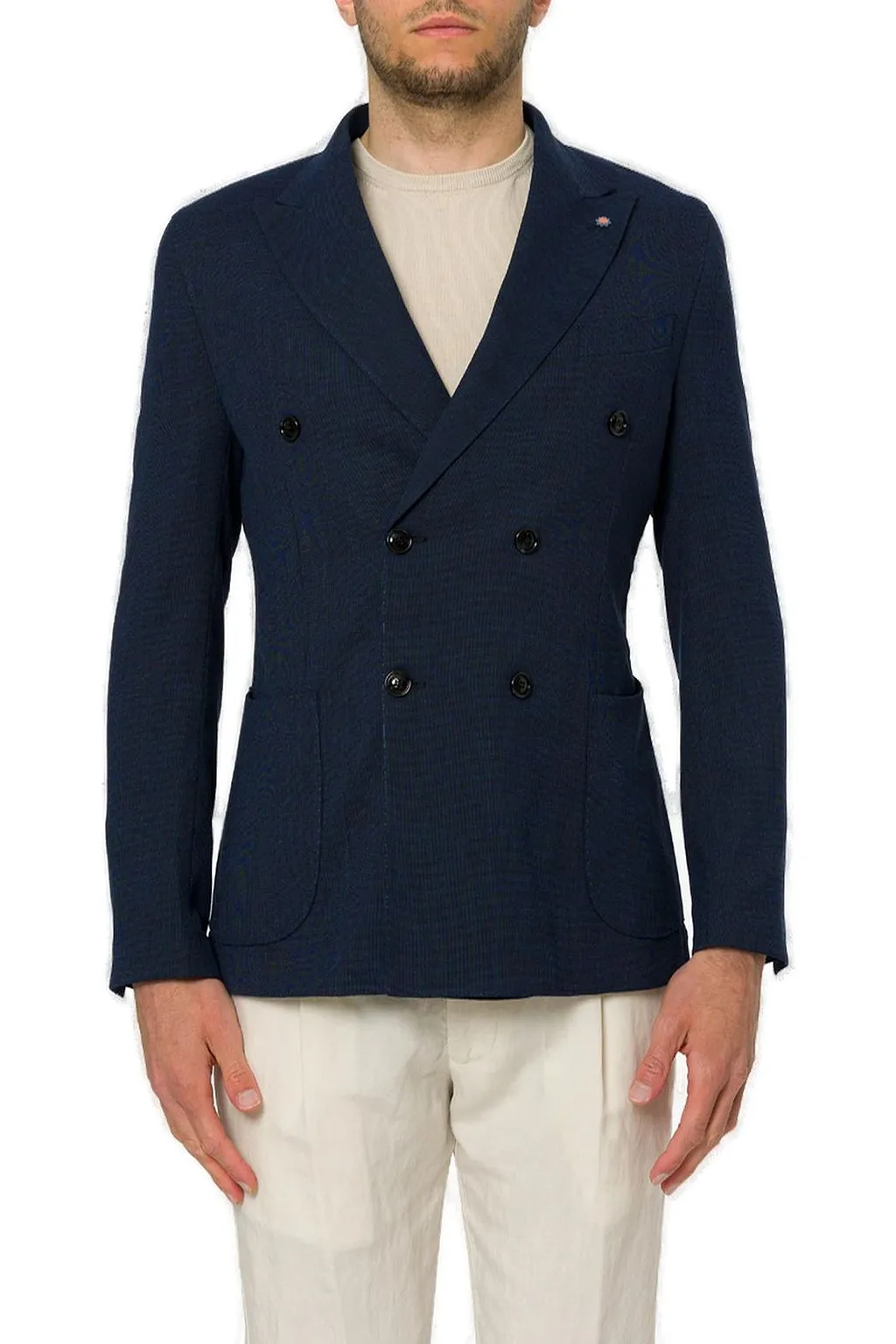 Bharnaba Trebbia Single-Breasted Tailored Blazer