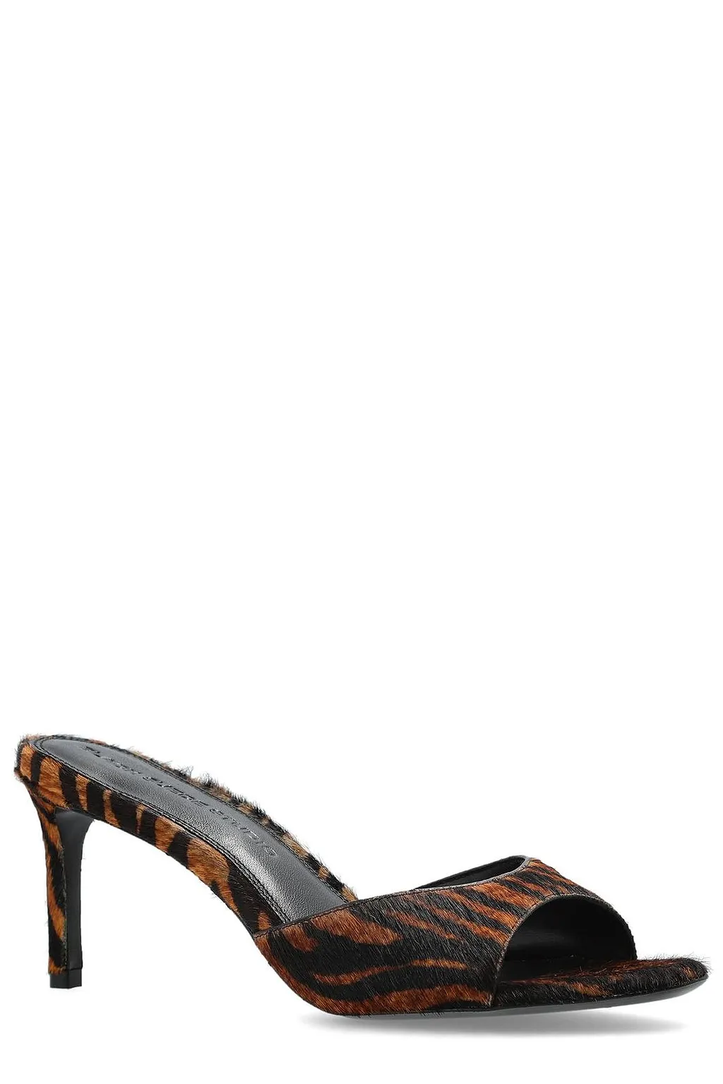 Black Suede Studio Freddy Heeled Mules
