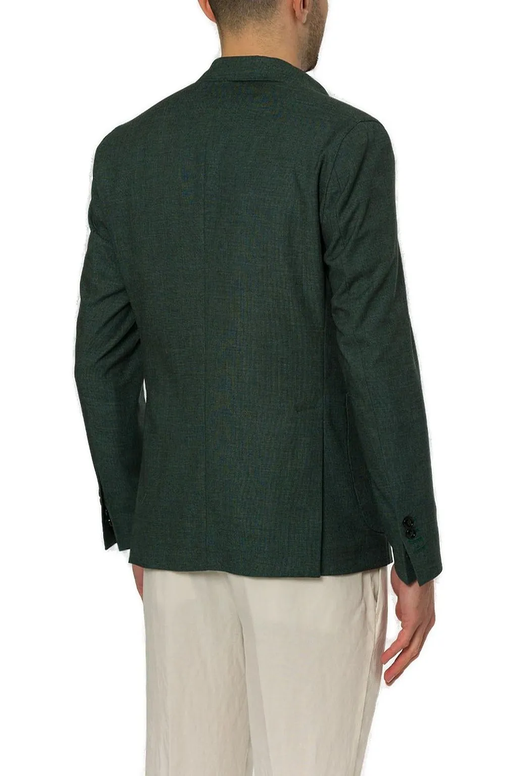 Bharnaba Varano Single-Breasted Tailored Blazer