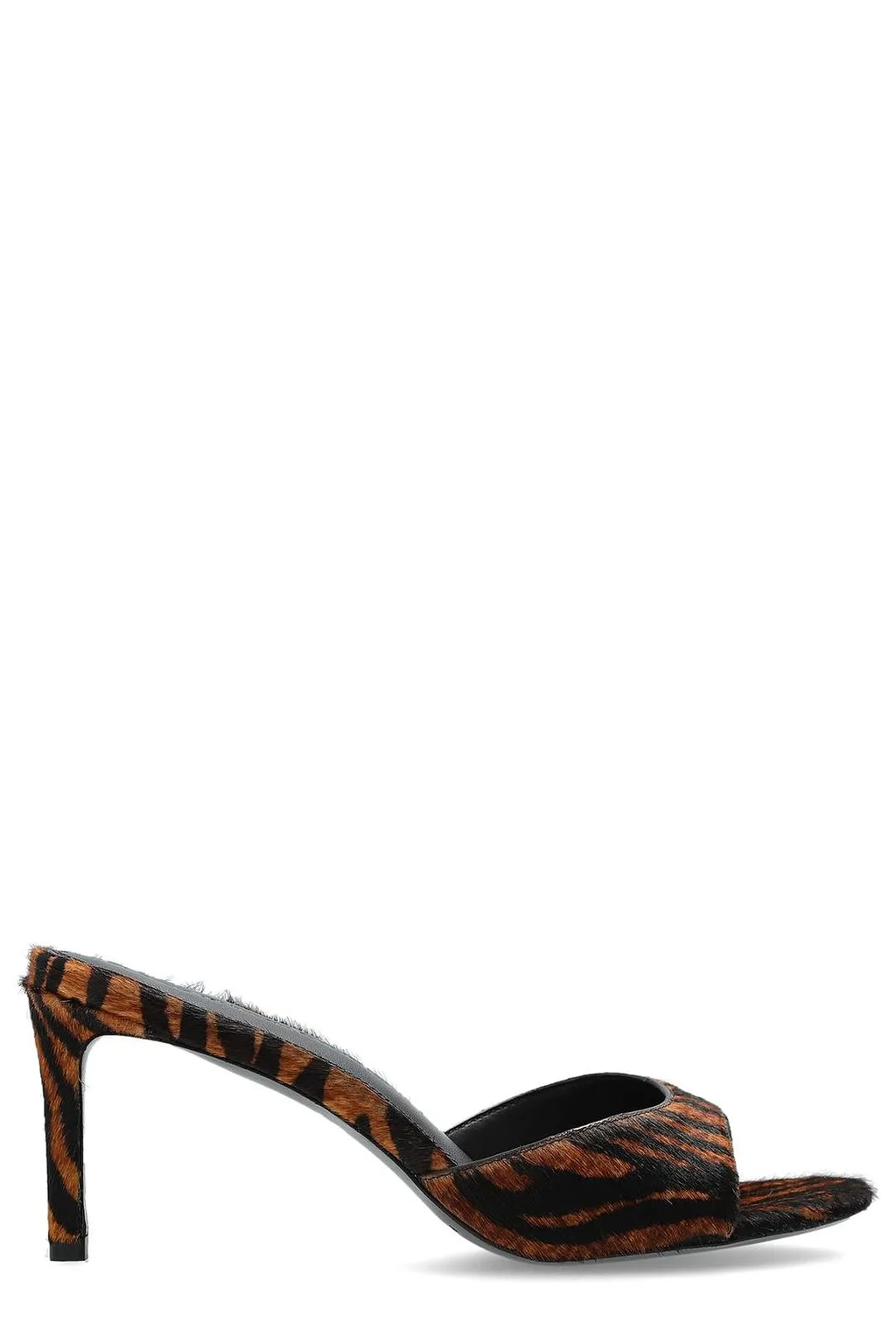 Black Suede Studio Freddy Heeled Mules
