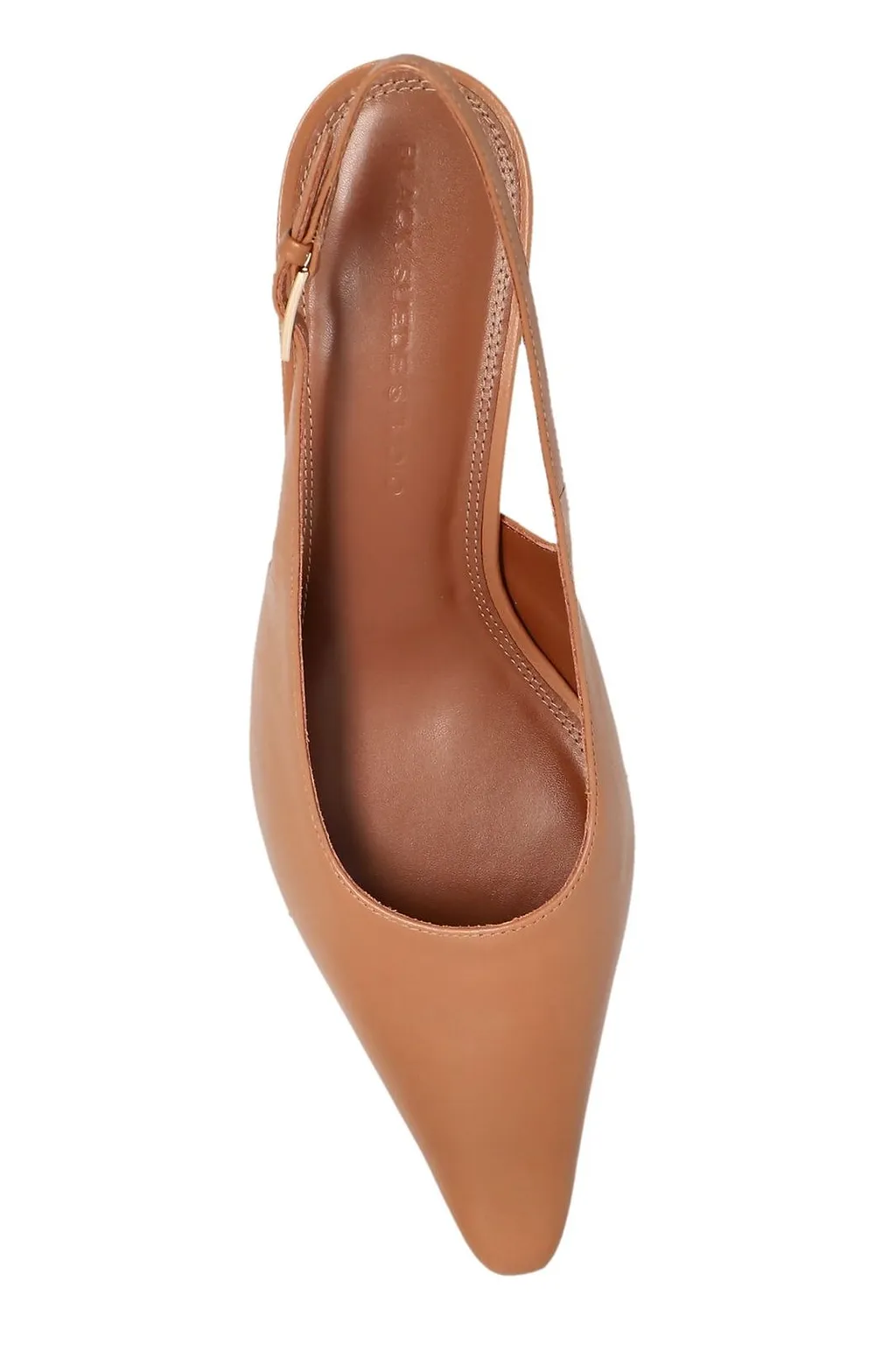 Black Suede Studio Lainey Slingback Pumps