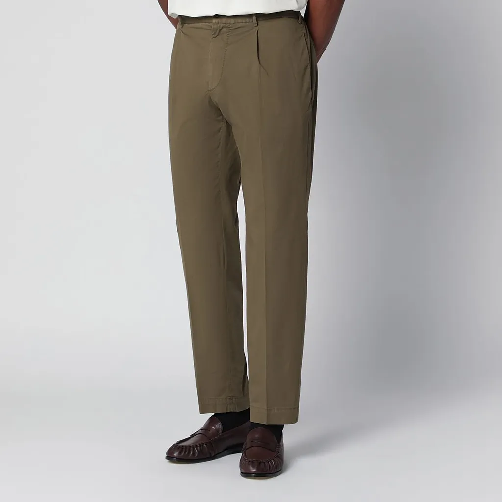 Biagio Santaniello Pleated Straight-Leg Pants