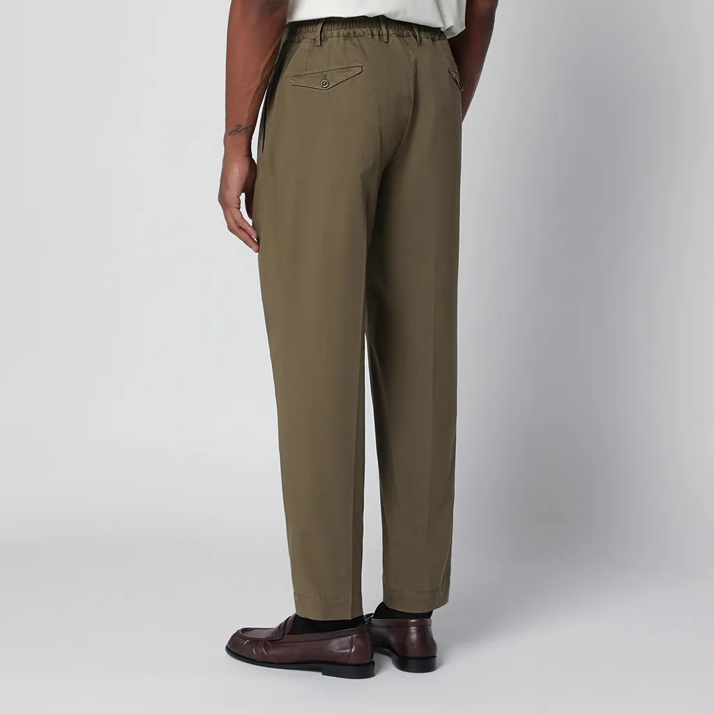 Biagio Santaniello Pleated Straight-Leg Pants