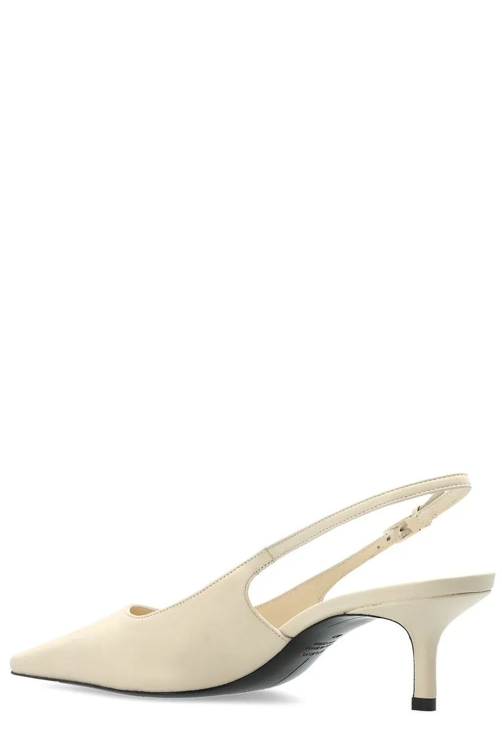 Black Suede Studio Lainey Slingback Pumps