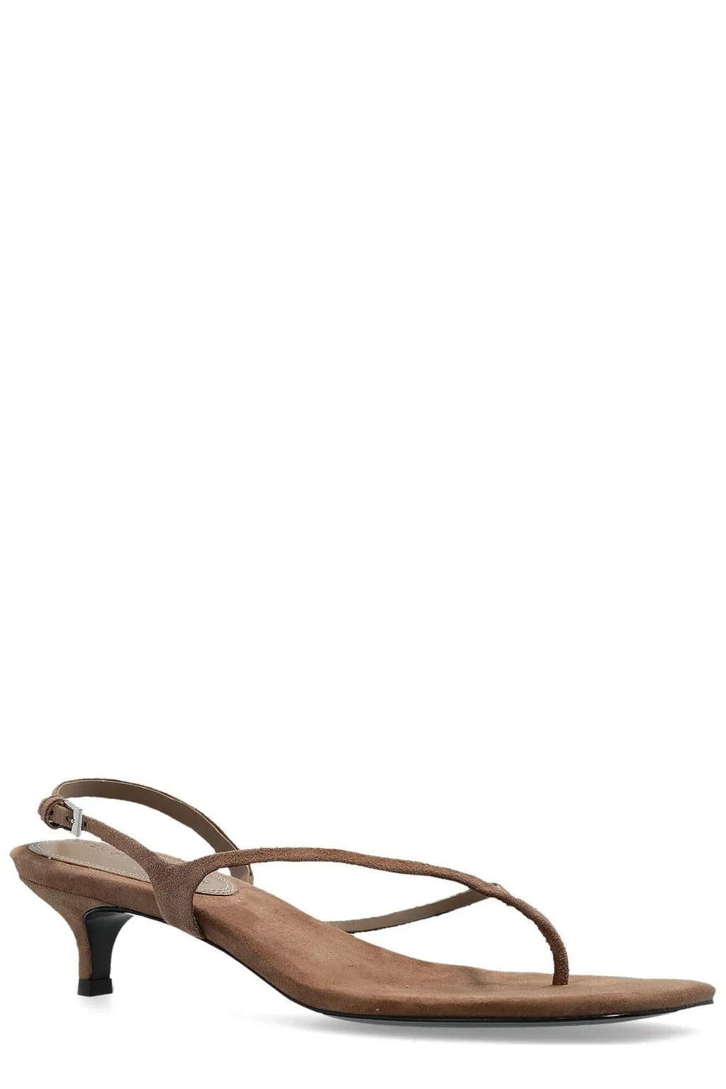 Black Suede Studio Mehak Strappy Heeled Sandals