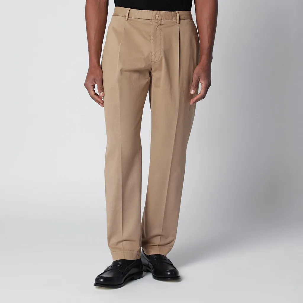 Biagio Santaniello Pleated Straight-Leg Pants
