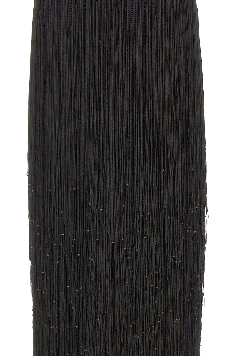 Bless Athos Beaded Fringe Knitted Skirt