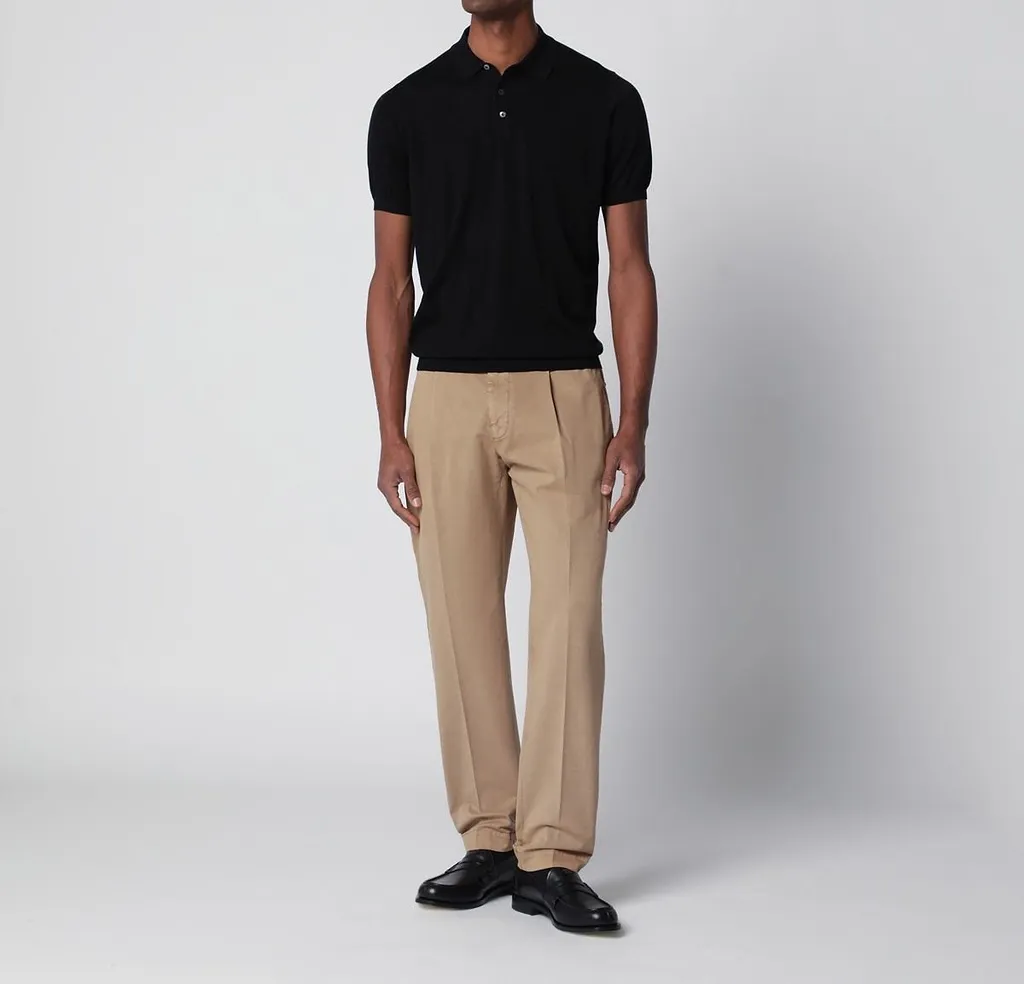 Biagio Santaniello Pleated Straight-Leg Pants
