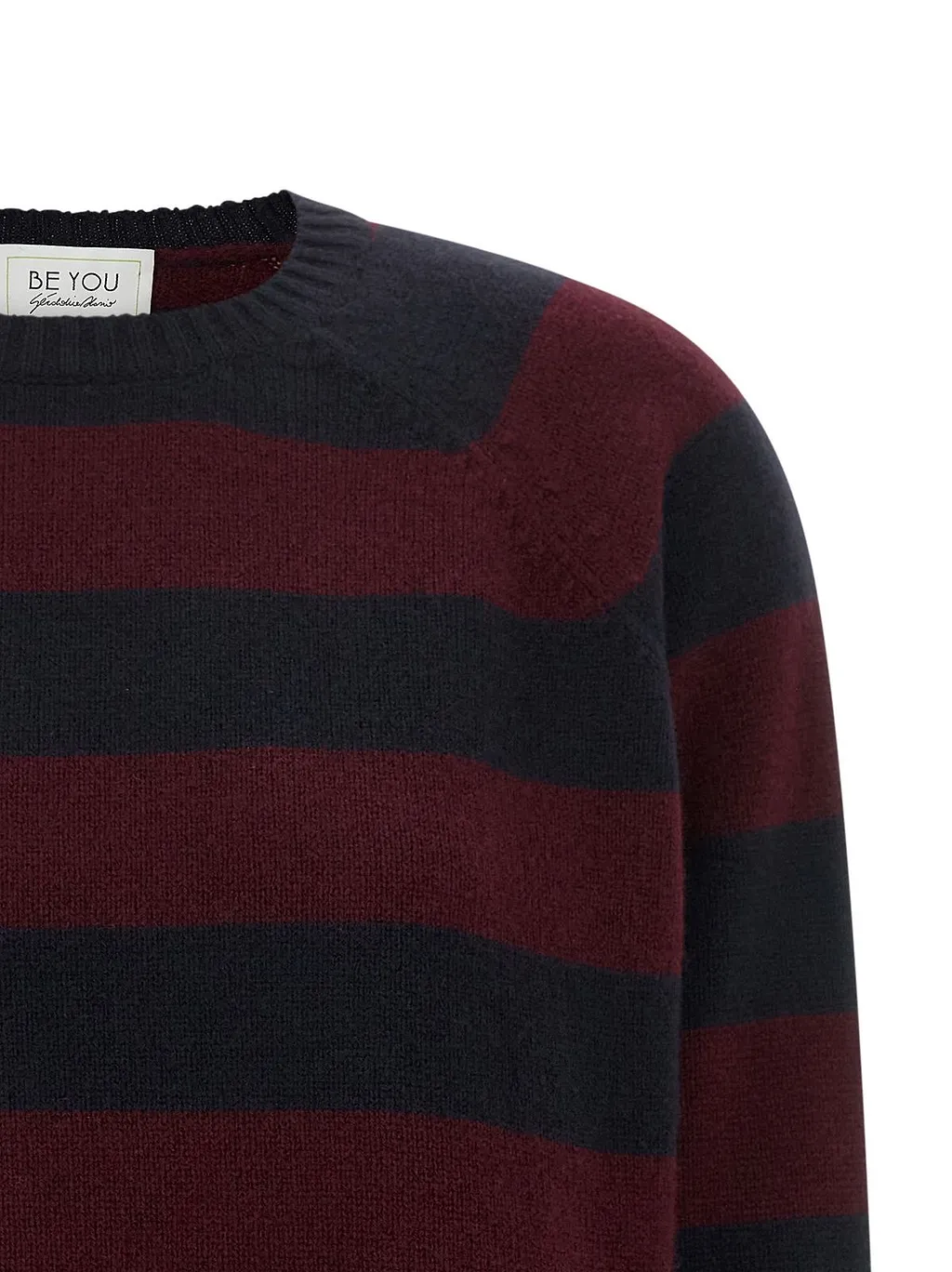 Be You 1175 Striped Knitted Sweater