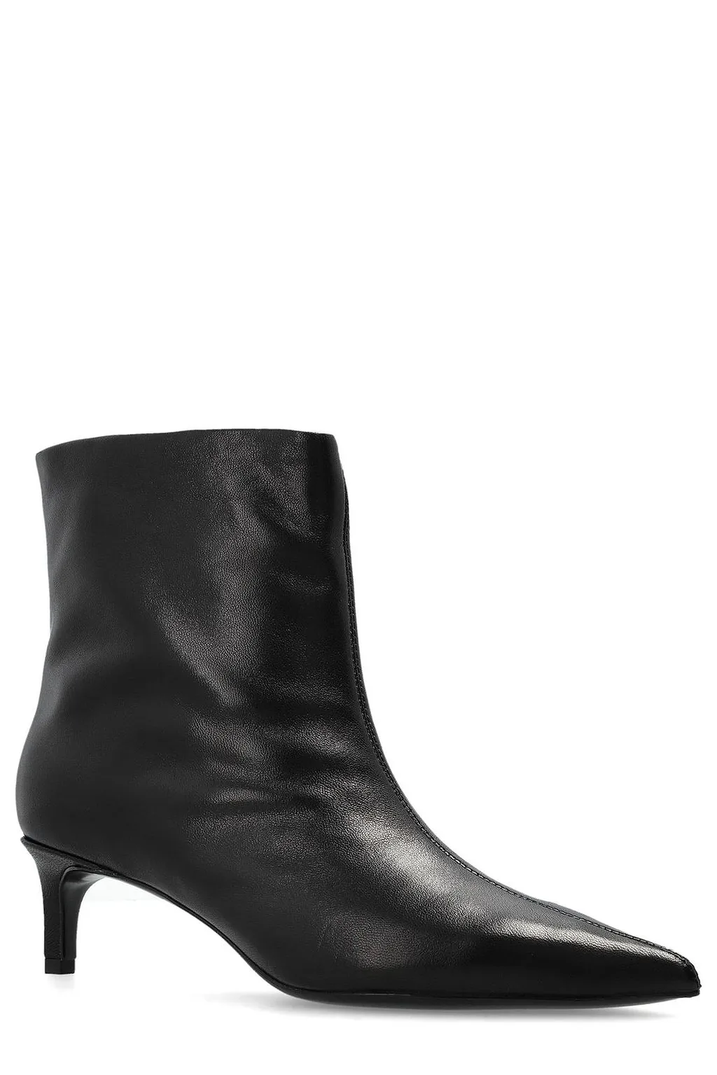 Black Suede Studio Trina 50 Kitten-Heel Boots