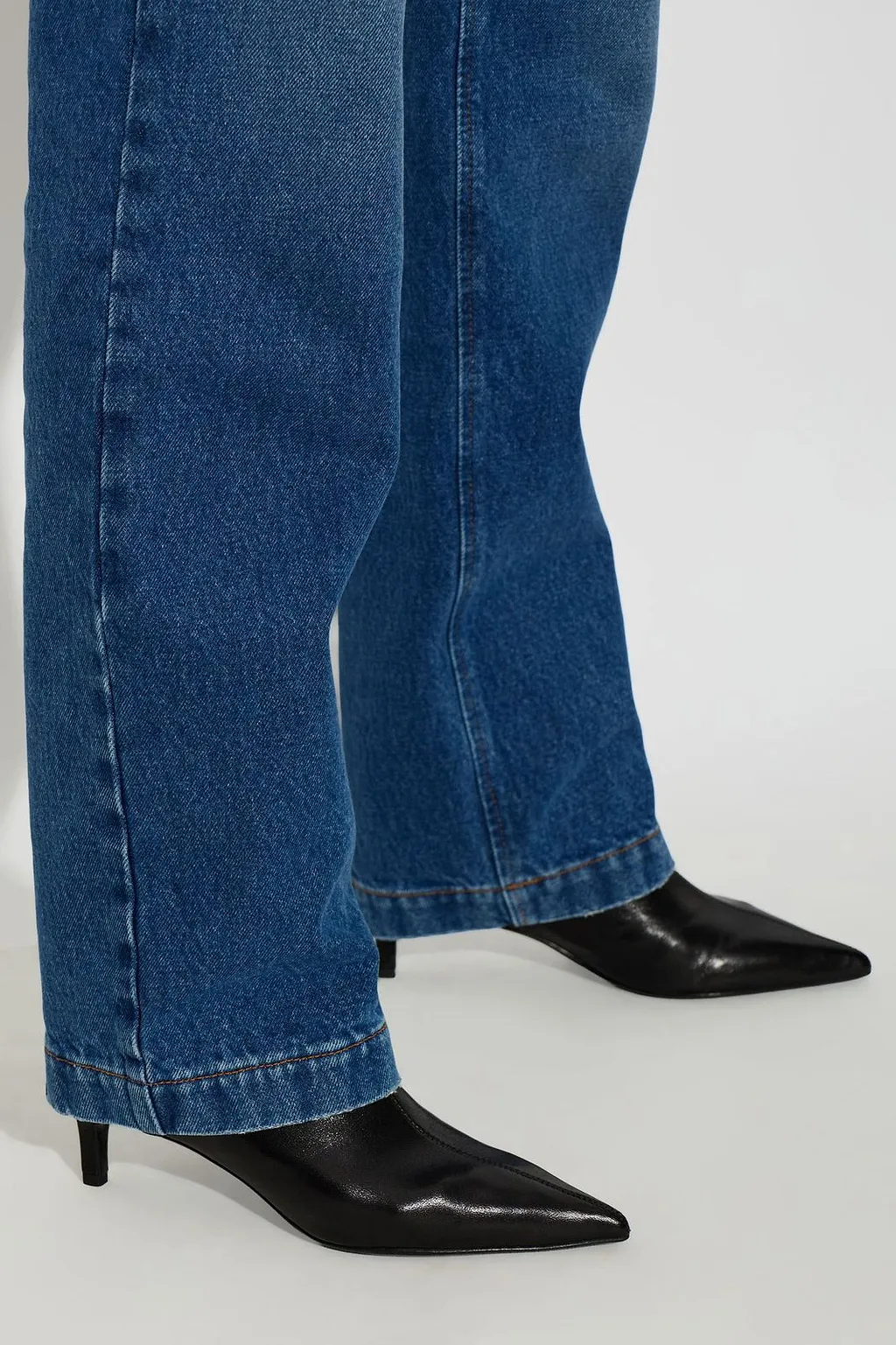 Black Suede Studio Trina 50 Kitten-Heel Boots