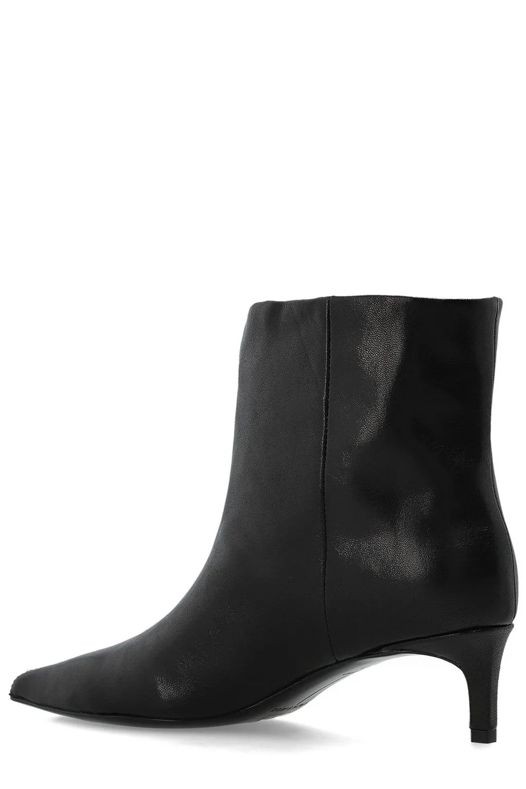 Black Suede Studio Trina 50 Kitten-Heel Boots