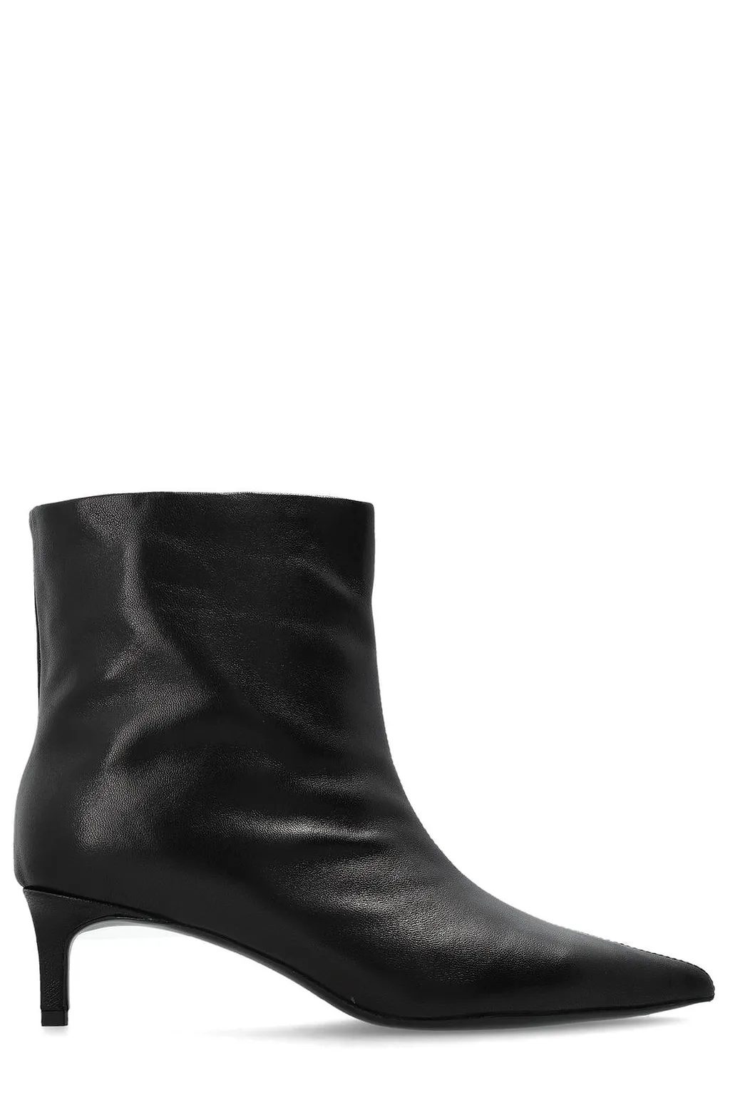 Black Suede Studio Trina 50 Kitten-Heel Boots